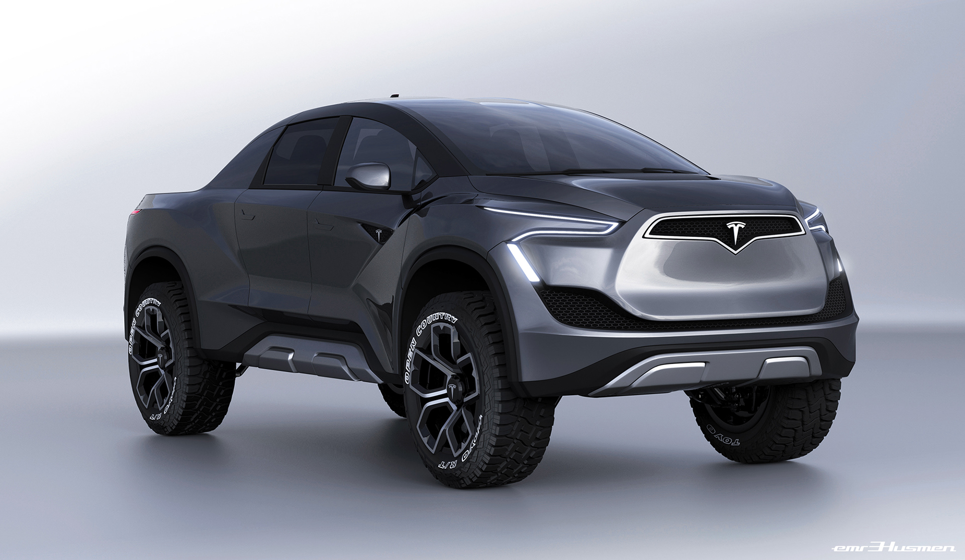 Tesla-Pickup-Concept-10 We’d Love To See Tesla’s “Blade Runner” Pickup Look Like This