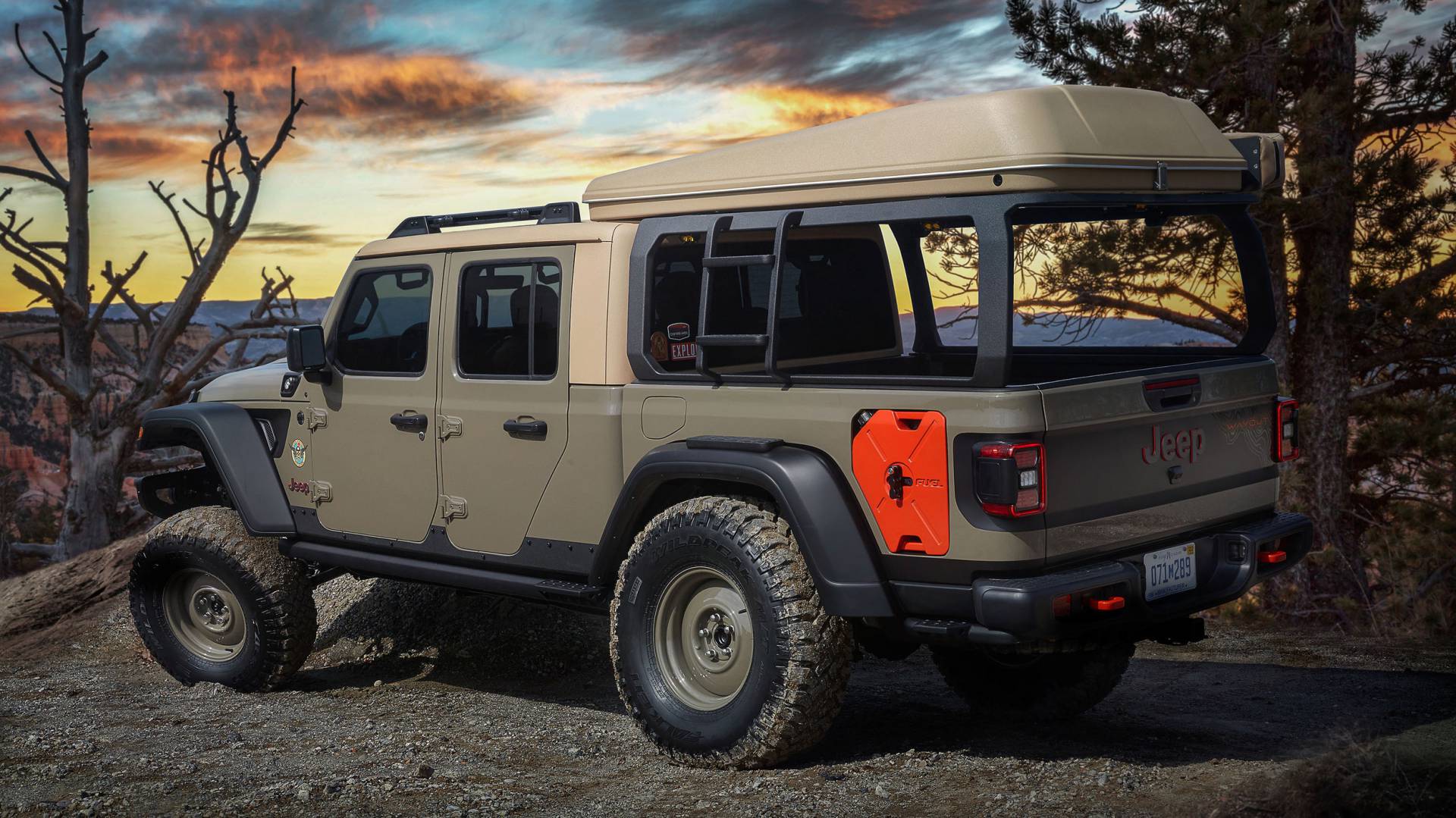 Jeep Wayout Concept 2 Jeep Gladiator Gets Six Moab Easter Safari Concepts
