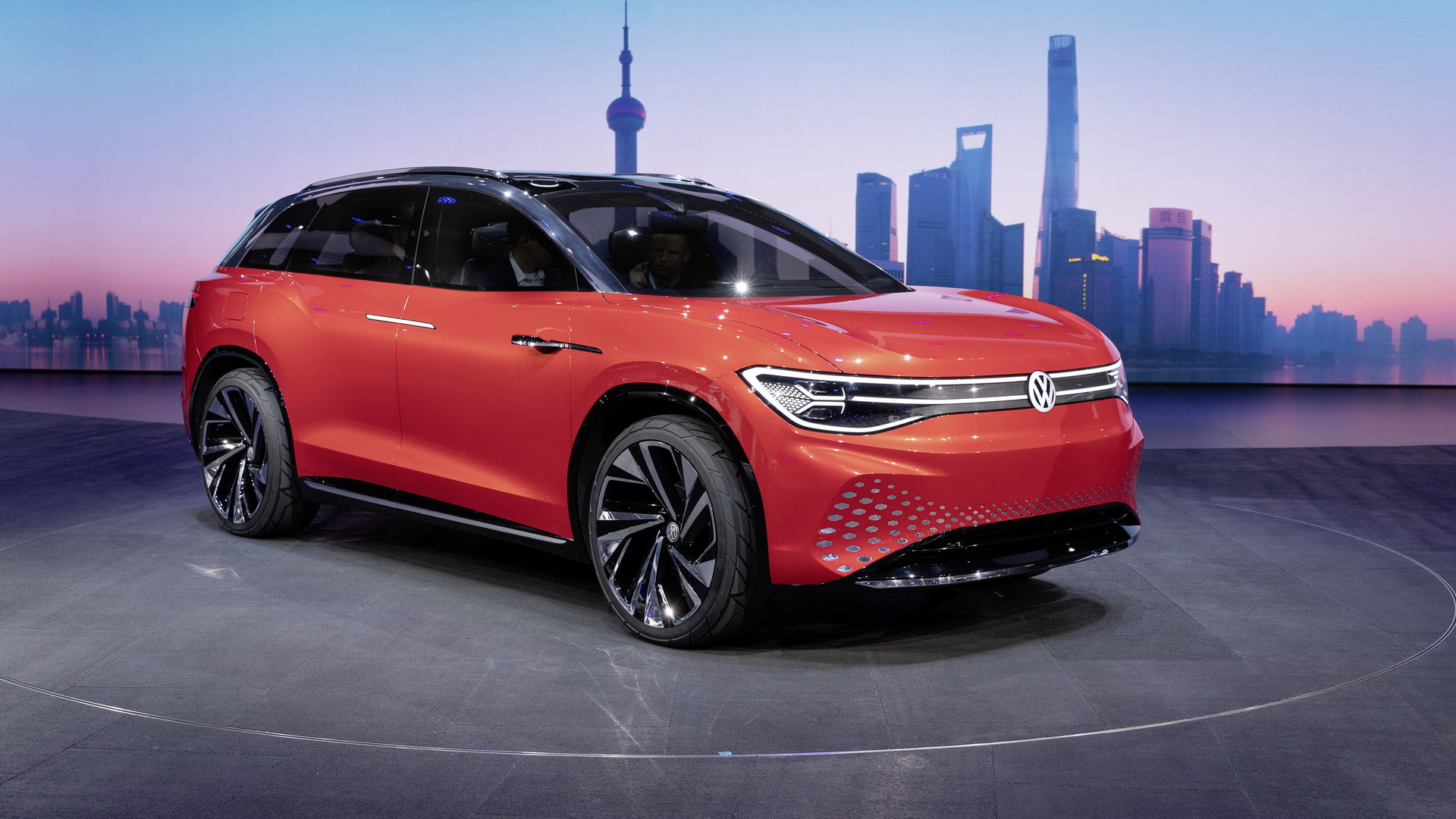 VW-ID-Roomzz-18 VW ID Roomzz: Flagship Electric SUV Will Likely Put Touareg Out Of Job In 2021