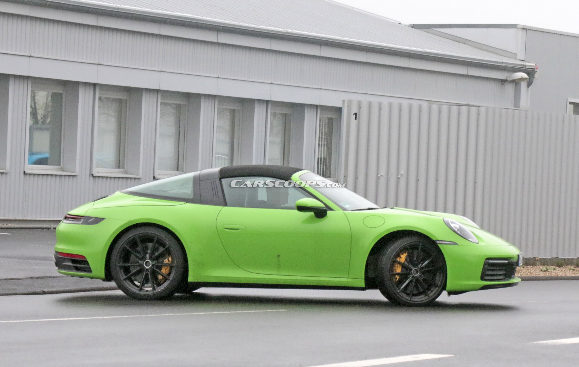 2020 Porsche 992 Targa 39 2020 Porsche 911 Targa With Removable Top Photographed Undisguised In Red Too