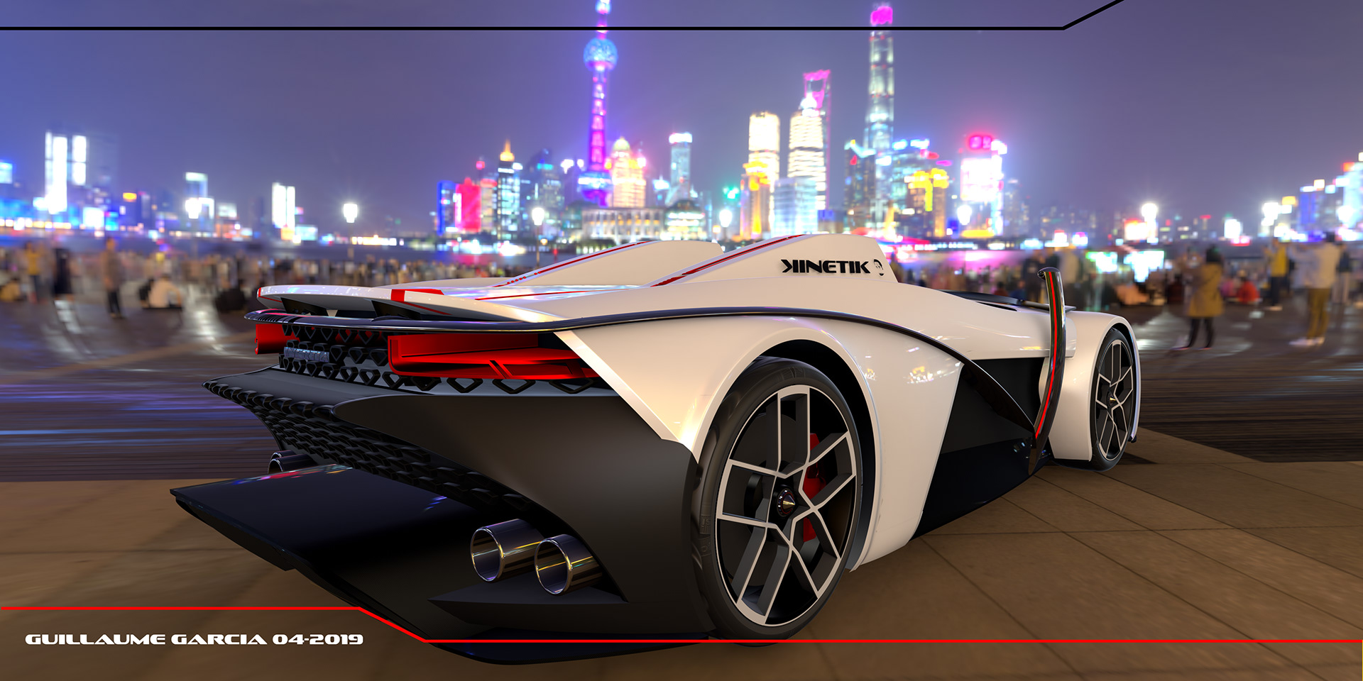 inertia kinetic rendering 3 Inertia Kinetik Is One Man’s Take On The Sports Car Of Tomorrow