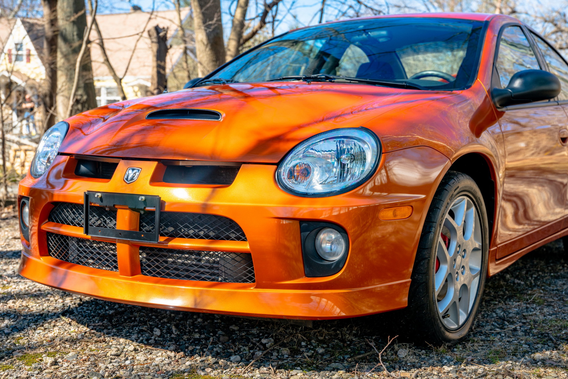 2005 dodge neon srt4 bat auction 20 2005 Dodge Neon SRT-4 Has Just 2,900 Miles, Rare Orange Blast Paint
