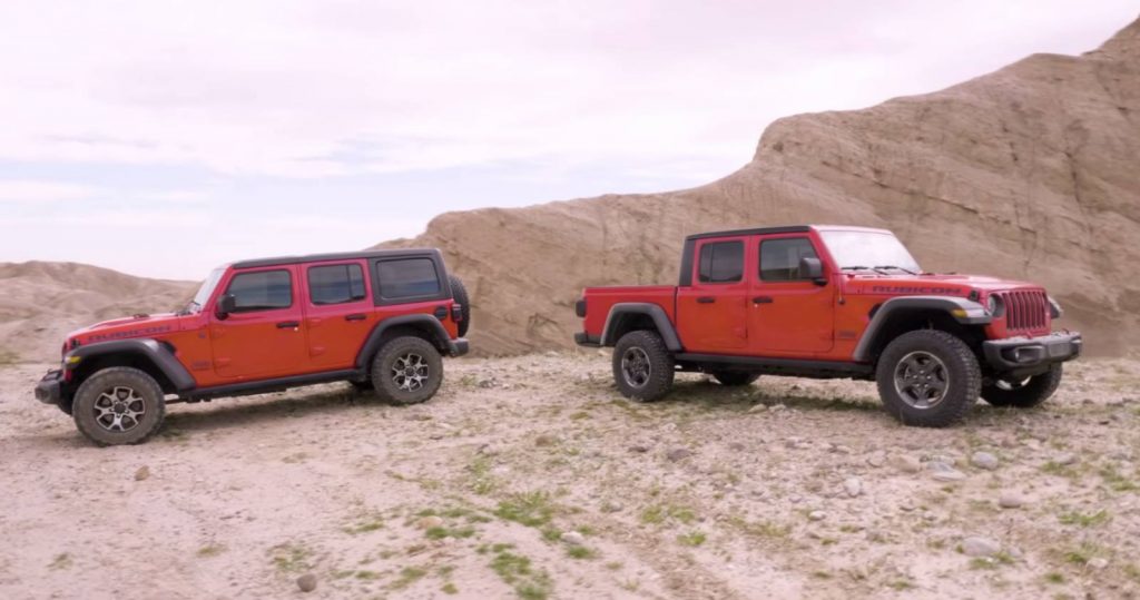 Jeep Gladiator Vs Wrangler Unlimited Side By Side