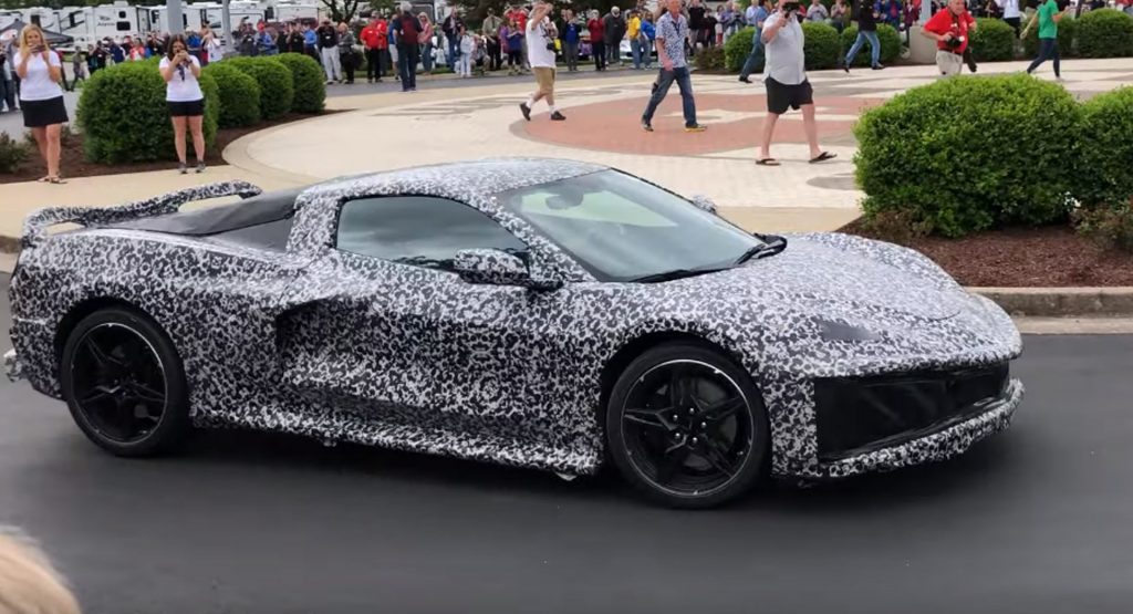 2020 Chevrolet C8 Corvette Makes An Appearance At NCM Bash, Fans Cheer On