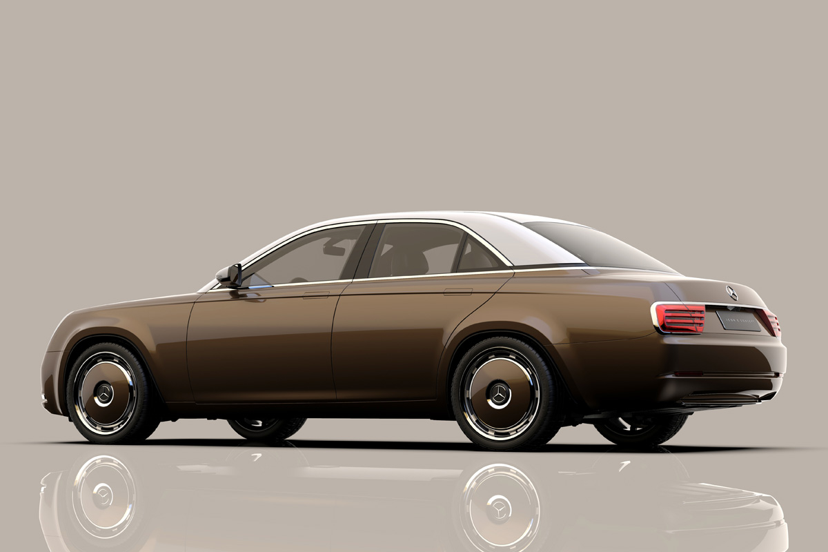 Mercedes-Benz Icon E Concept by David Obendorfer 22 Mercedes-Benz Icon E Study Re-imagines Classic W115 As 21st-Century E-Class EV