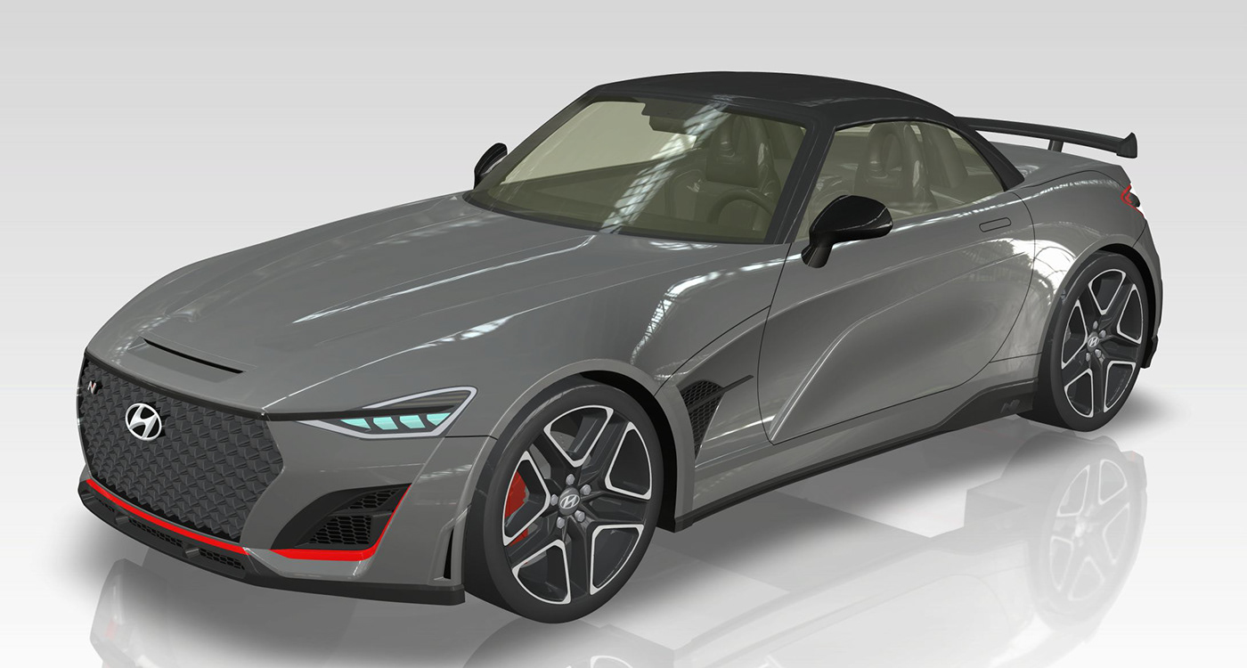 hyundai n roadster render 21 Hyundai Thinks The N Roadster Is A Joke, Doesn’t See Us Laughing
