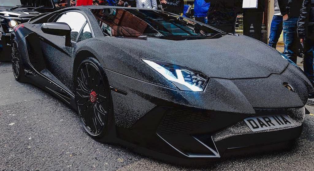  Young Russian Covers Her Lambo Aventador SV In 2 Million Swarovski Crystals
