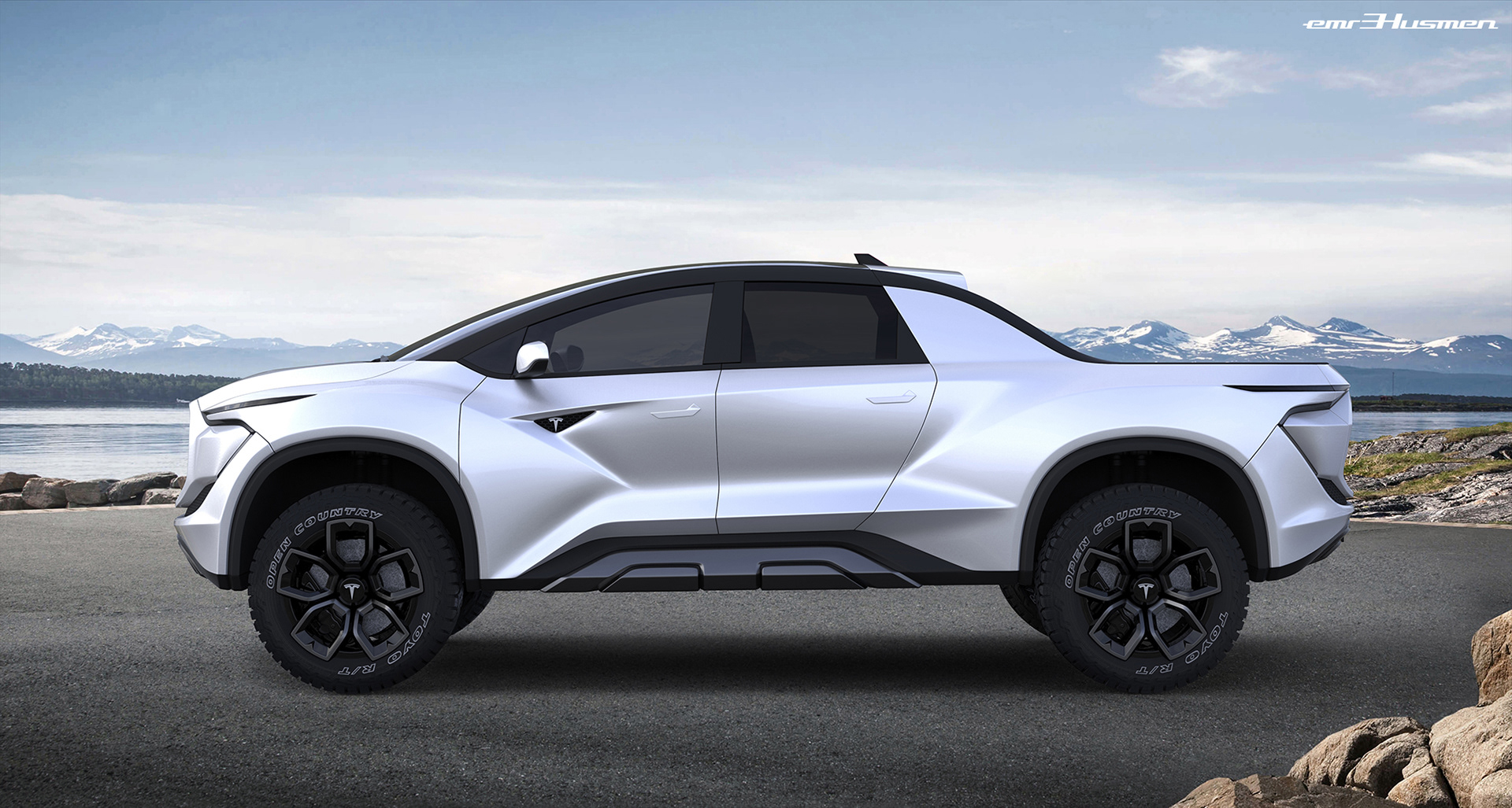 Tesla-Pickup-Concept-18 We’d Love To See Tesla’s “Blade Runner” Pickup Look Like This
