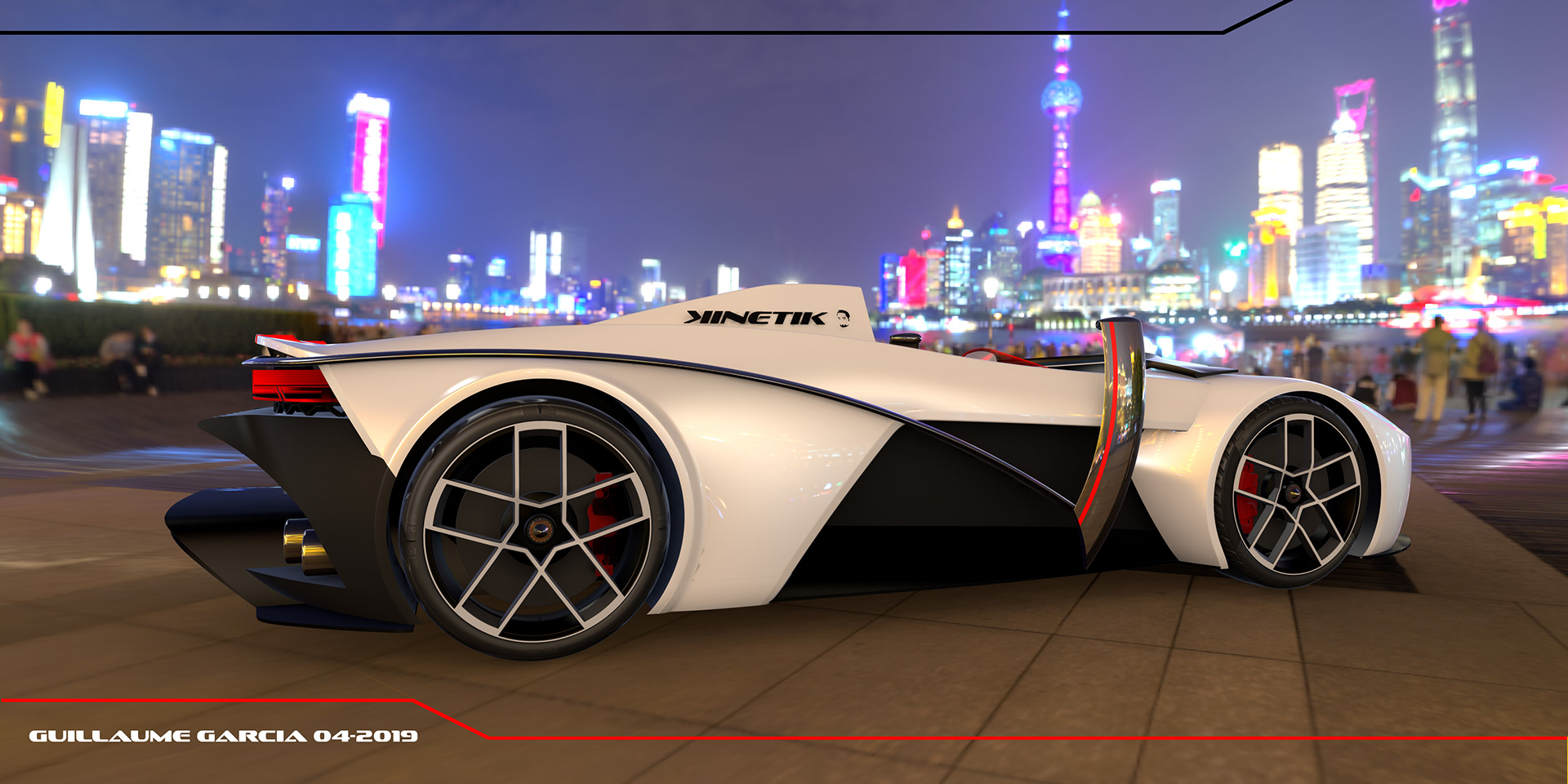 inertia kinetic rendering 4 Inertia Kinetik Is One Man’s Take On The Sports Car Of Tomorrow