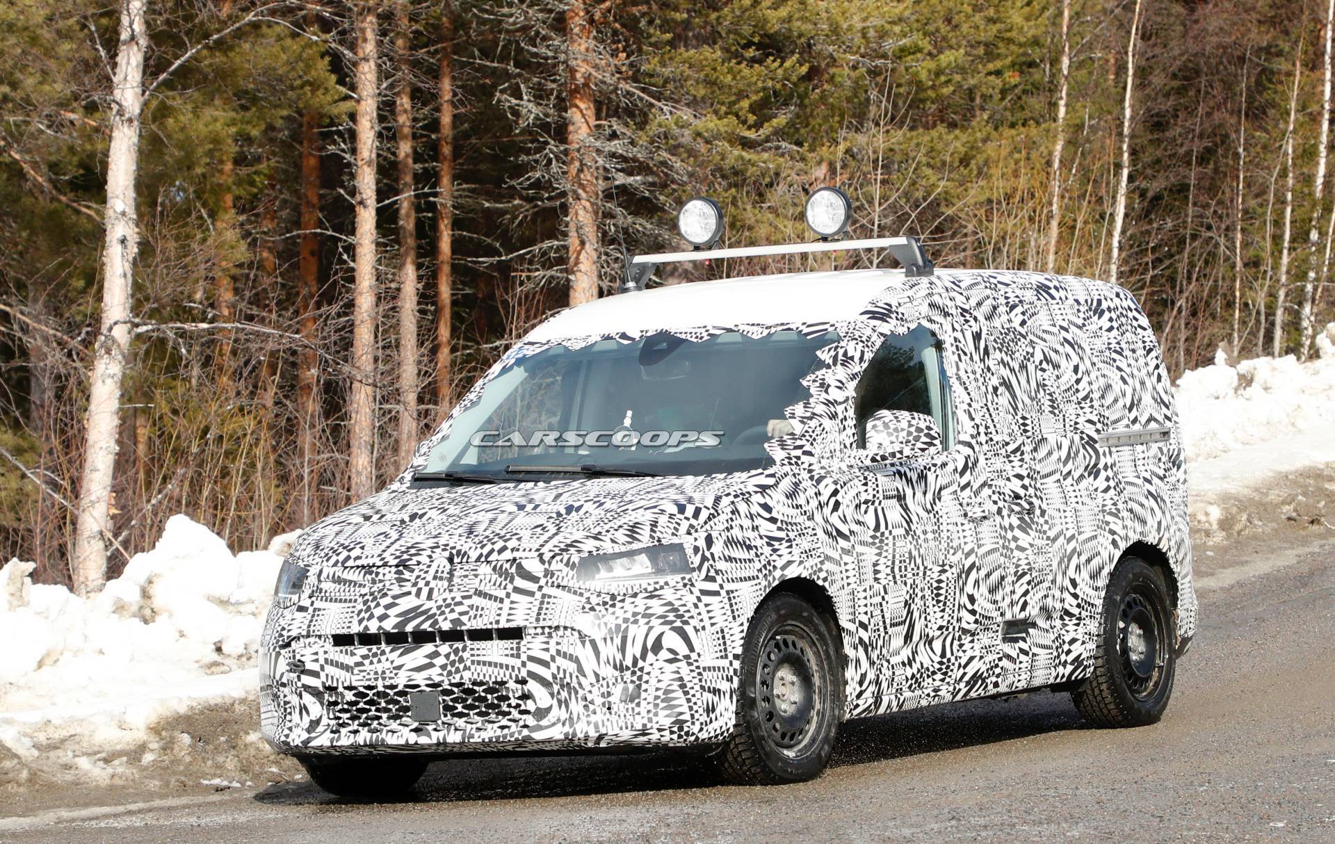 2021 VW Caddy spy shots 4 All-New 2021 VW Caddy Compact Van Spotted For The First Time