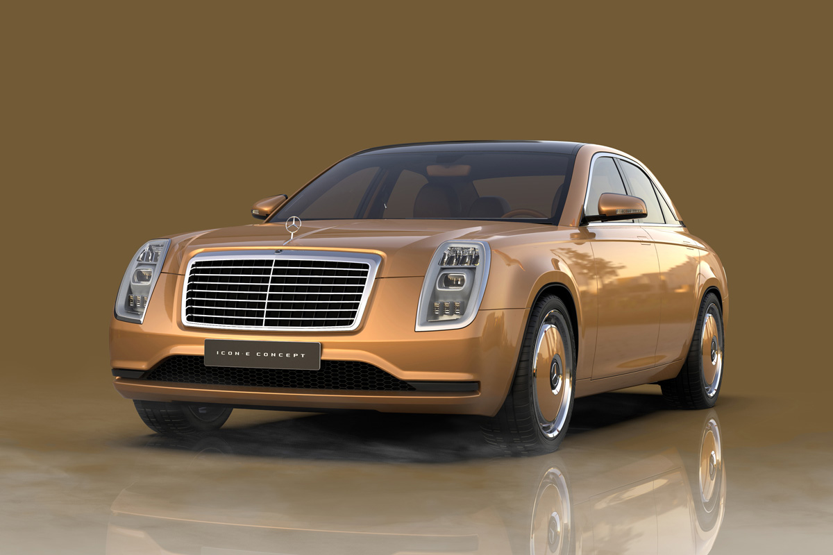 Mercedes-Benz Icon E Concept by David Obendorfer 3 Mercedes-Benz Icon E Study Re-imagines Classic W115 As 21st-Century E-Class EV