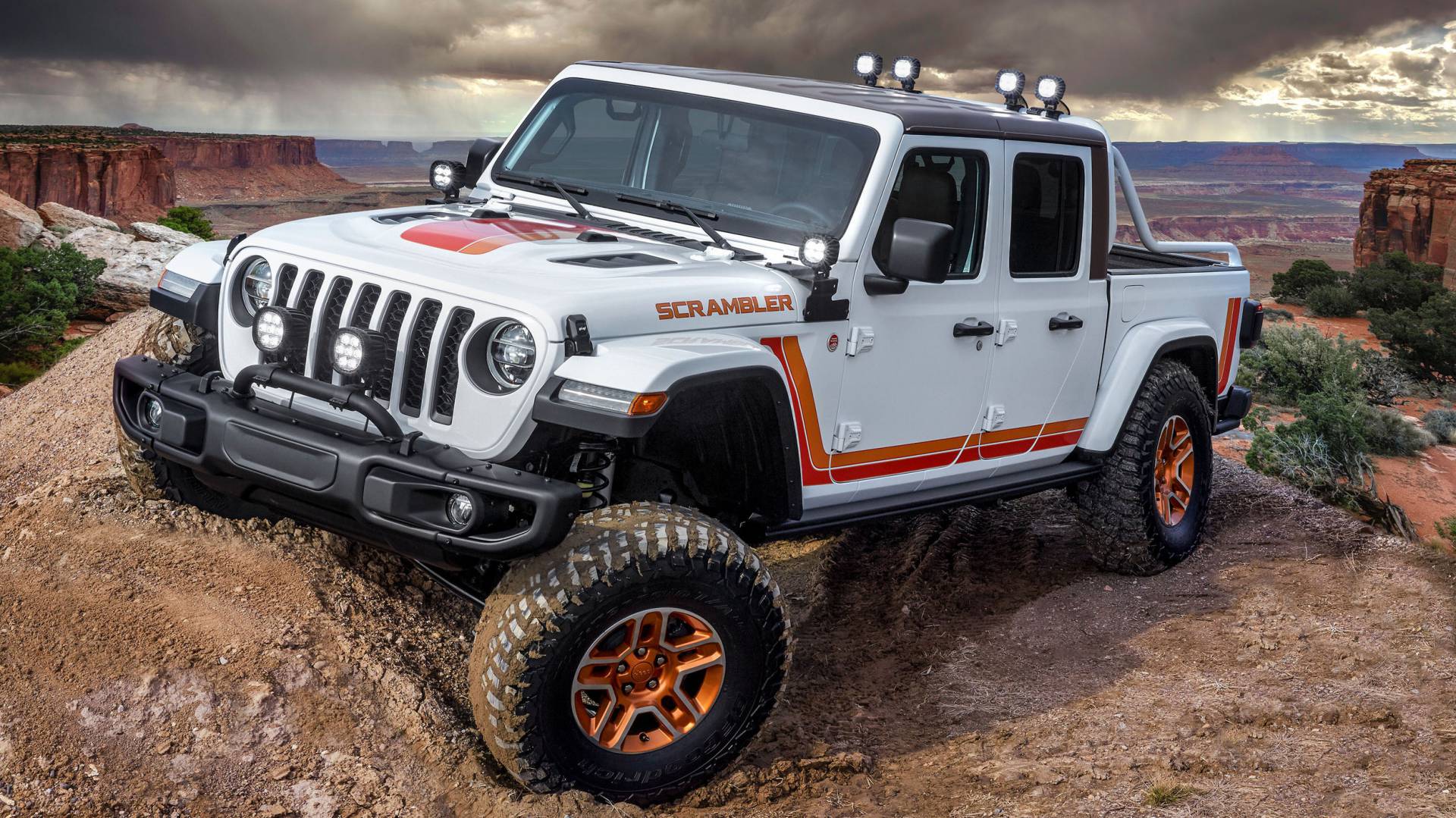 Jeep JT Scrambler Concept 1 Jeep Gladiator Gets Six Moab Easter Safari Concepts
