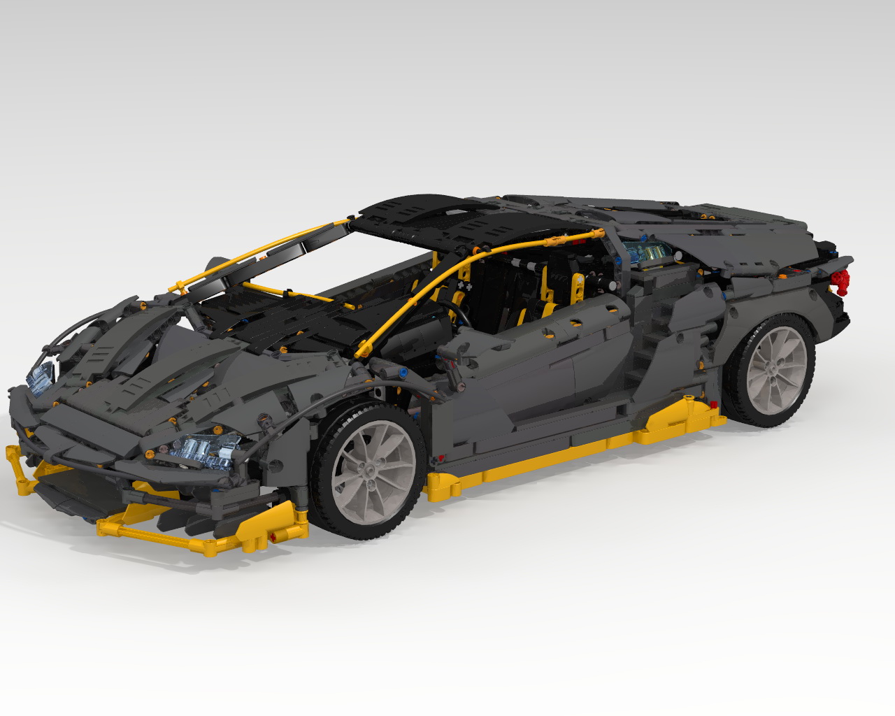 lamborghini centenario lego 2 LEGO Lamborghini Centenario Wants To Sit On Your Desk; Will You Help It?