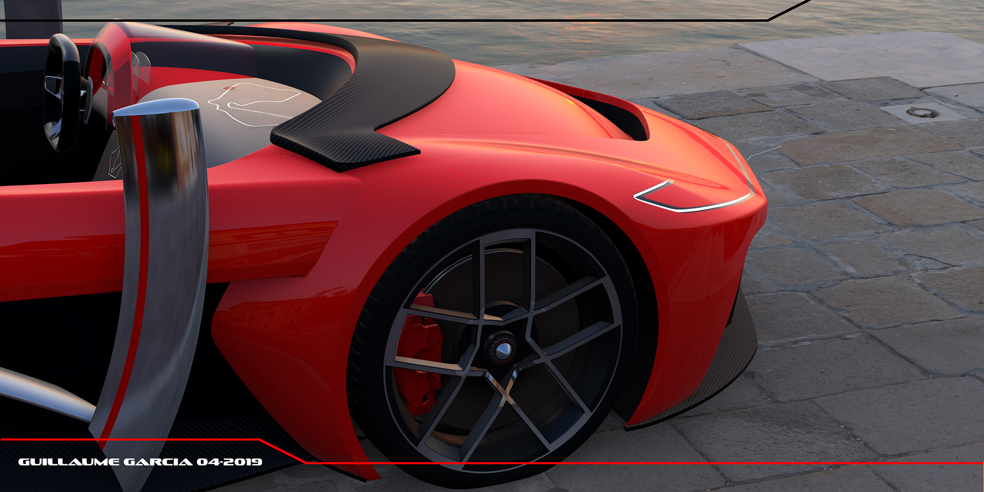 inertia kinetic rendering 28 Inertia Kinetik Is One Man’s Take On The Sports Car Of Tomorrow