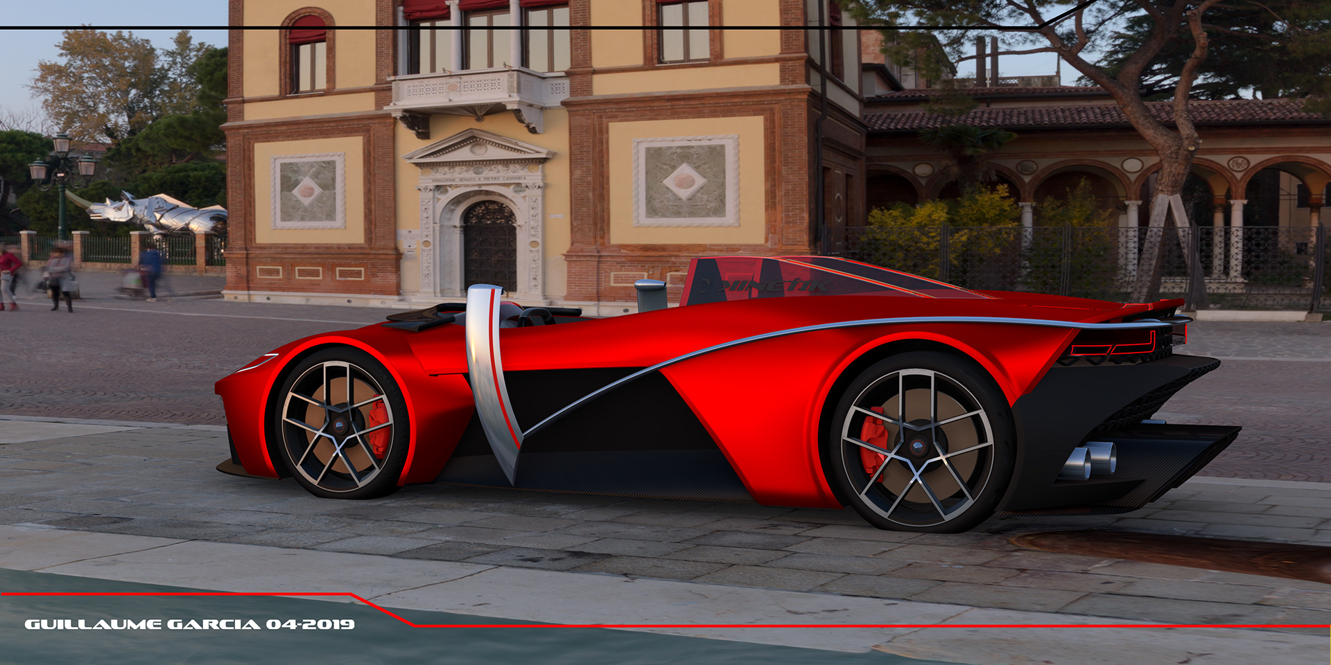 inertia kinetic rendering 8 Inertia Kinetik Is One Man’s Take On The Sports Car Of Tomorrow