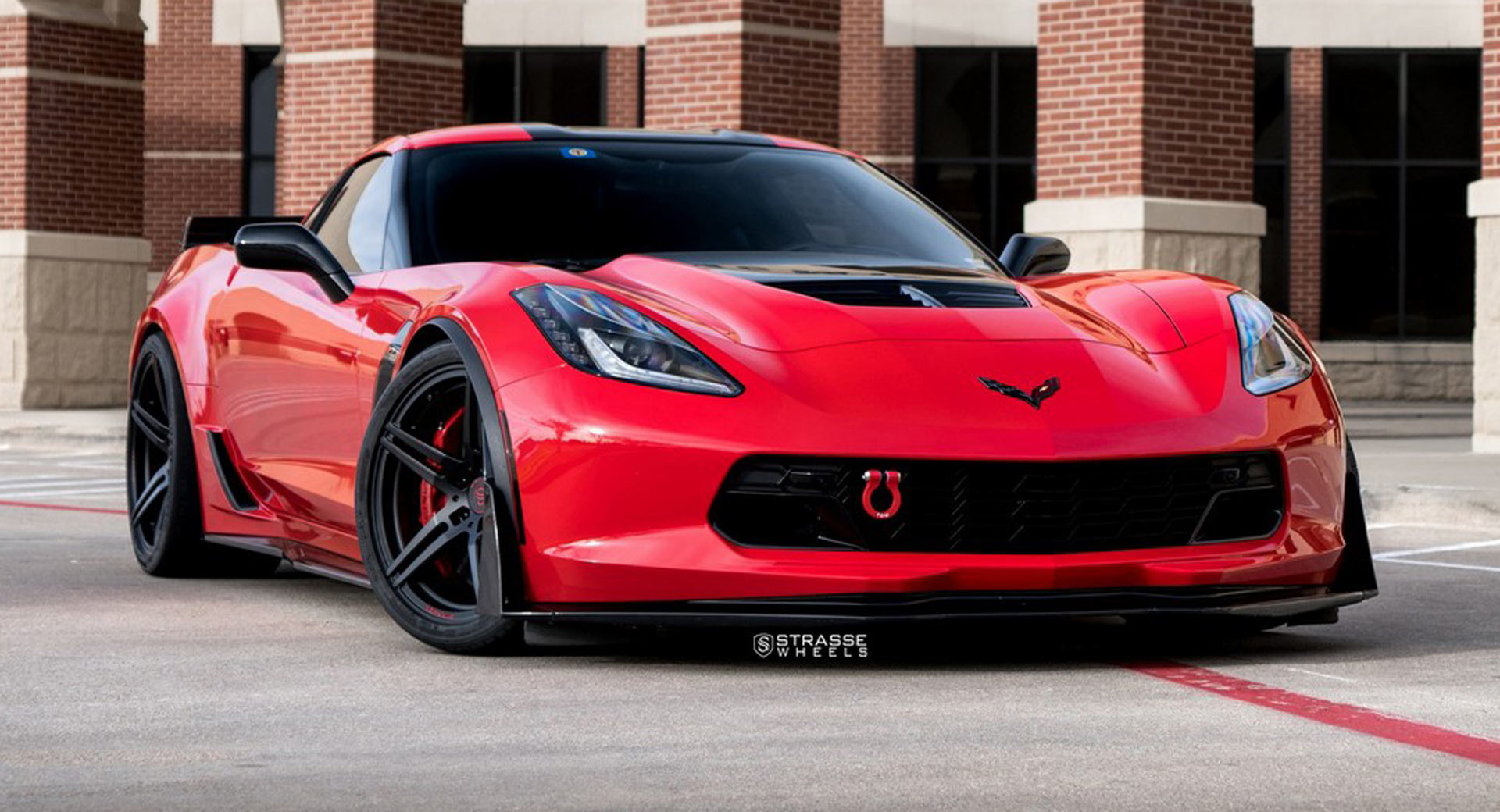 Torch Red C7 Corvette Z06 Looks Great Black Carscoops