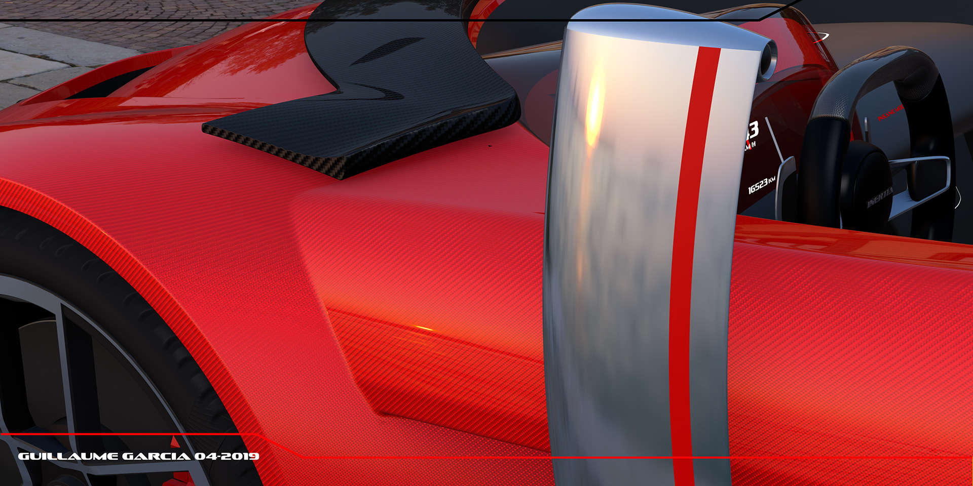 inertia kinetic rendering 25 Inertia Kinetik Is One Man’s Take On The Sports Car Of Tomorrow