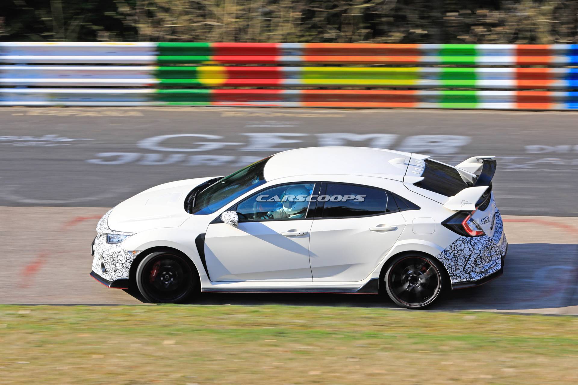 2019 Honda Civic Type R facelift spy shots 2 Honda Civic Type R Prototype Could Be Facelifted Model, Lightweight Special, Or Both