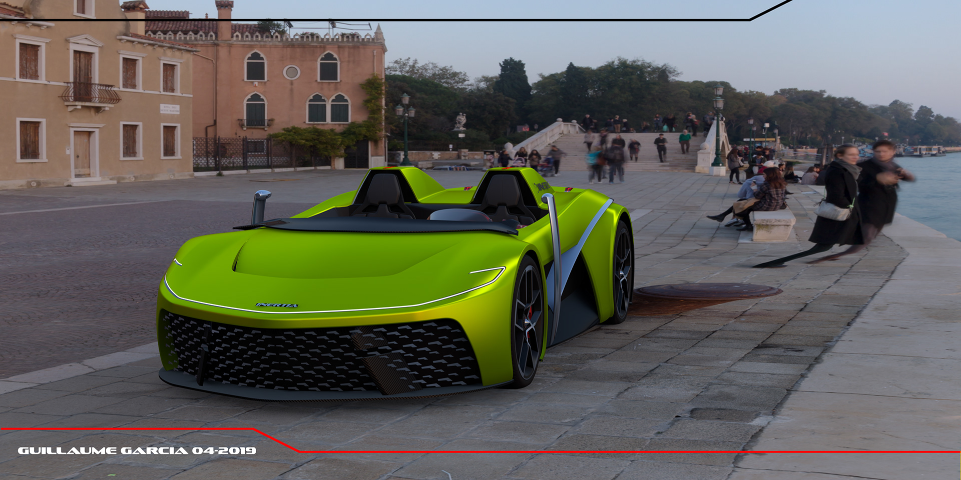 inertia kinetic rendering 17 Inertia Kinetik Is One Man’s Take On The Sports Car Of Tomorrow