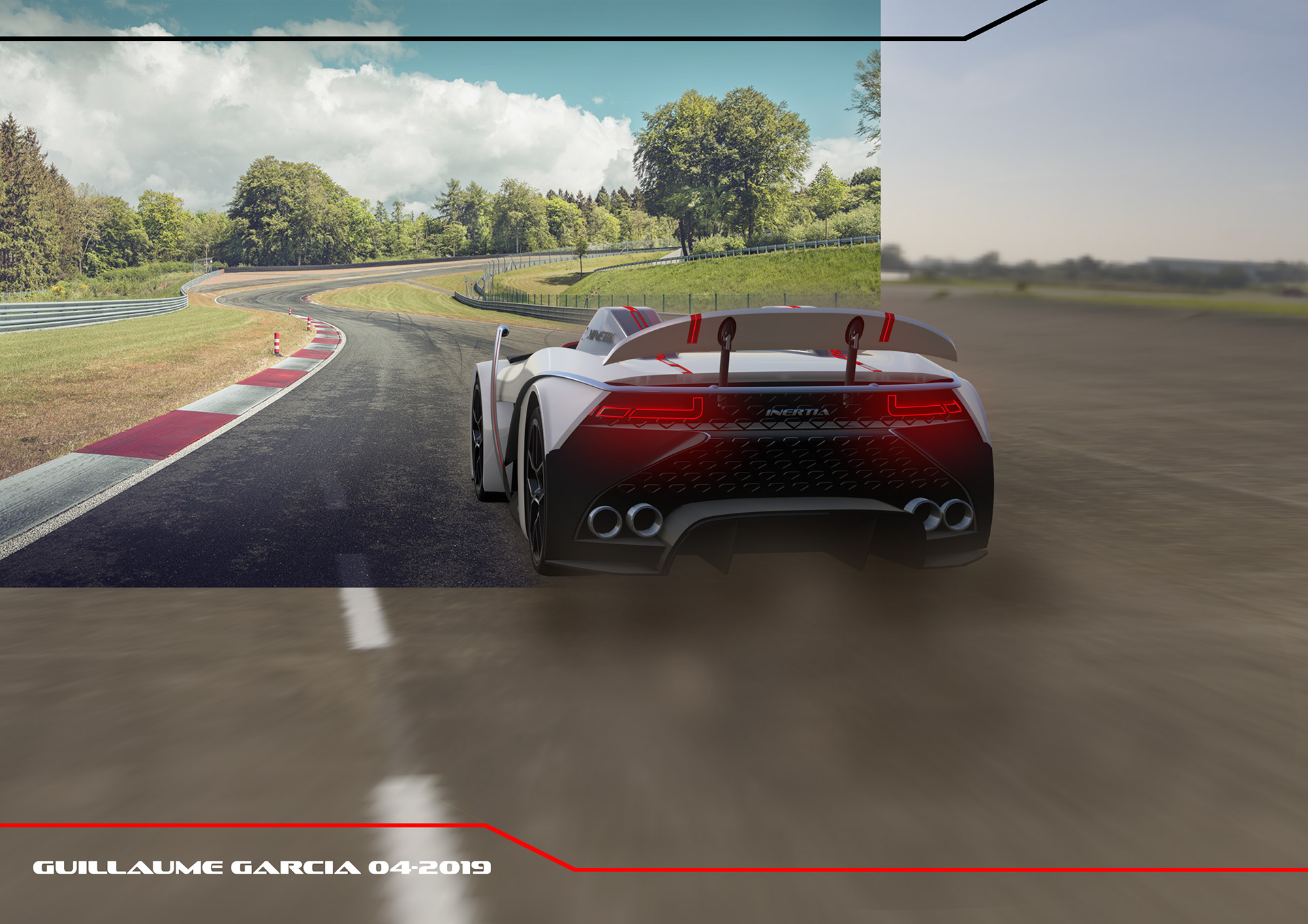 inertia kinetic rendering 23 Inertia Kinetik Is One Man’s Take On The Sports Car Of Tomorrow