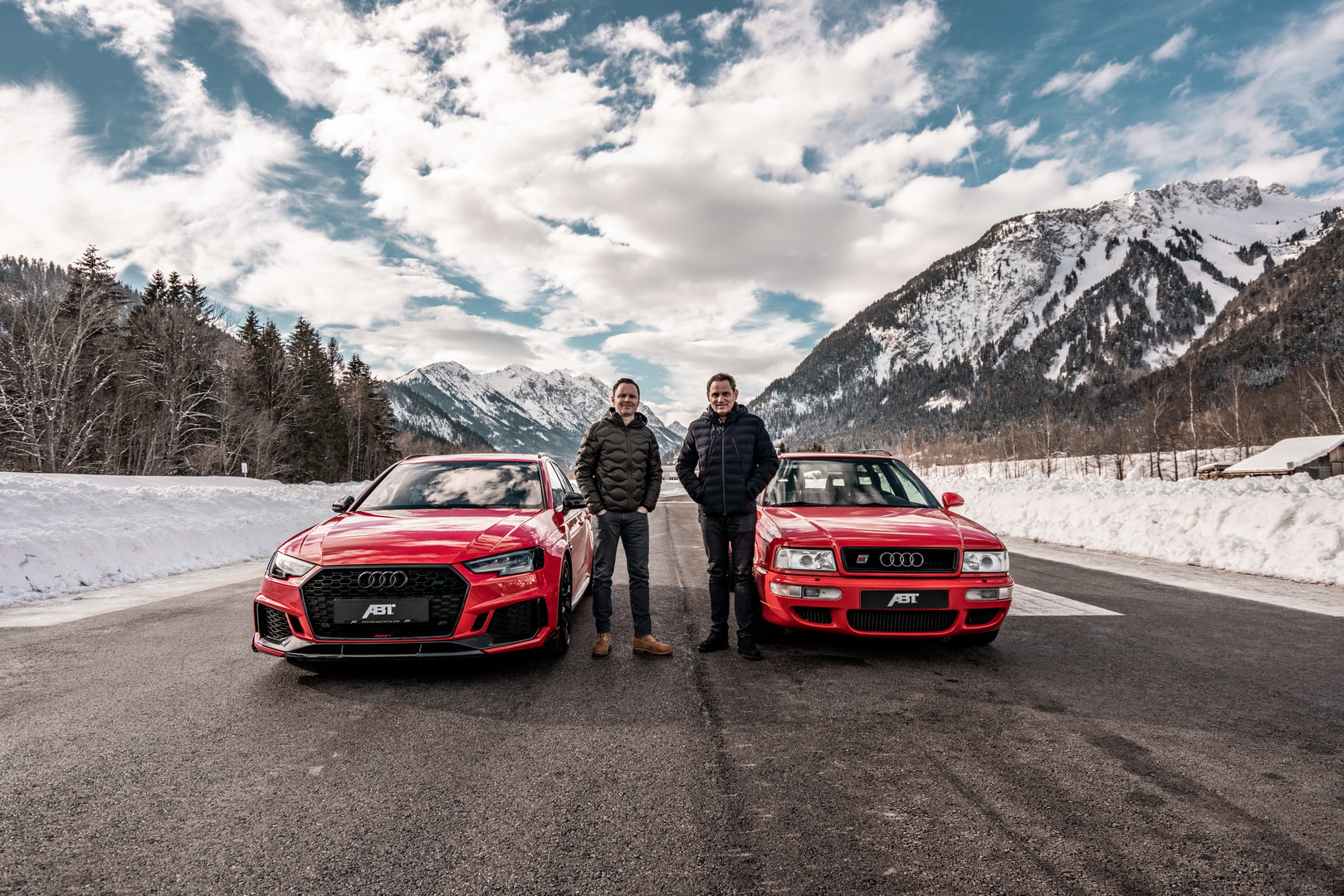 audi rs2 rs4 avant tuning abt 16 Old Timer Audi RS2 Meets New RS4 Avant In ABT Family Photo Shoot