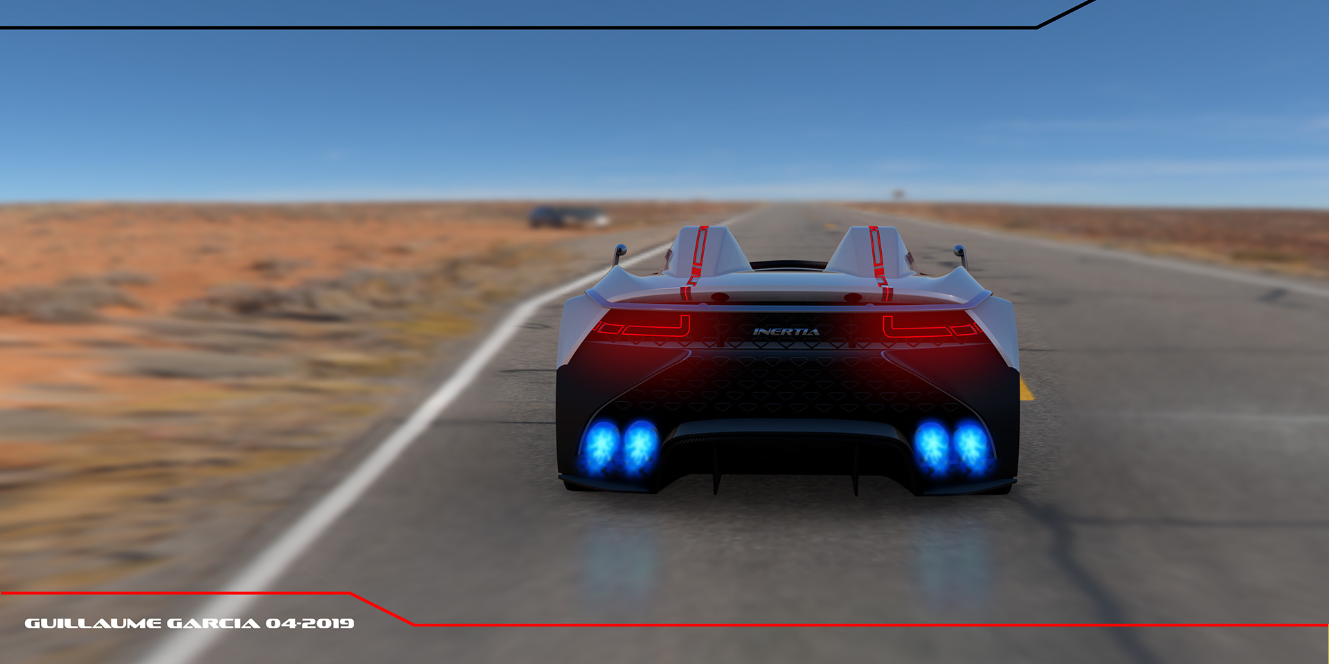 inertia kinetic rendering 46 Inertia Kinetik Is One Man’s Take On The Sports Car Of Tomorrow