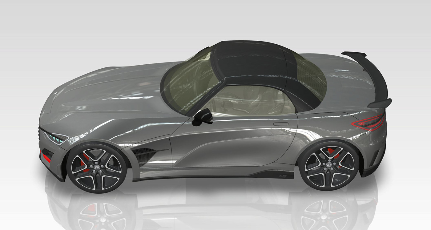 hyundai n roadster render 22 Hyundai Thinks The N Roadster Is A Joke, Doesn’t See Us Laughing
