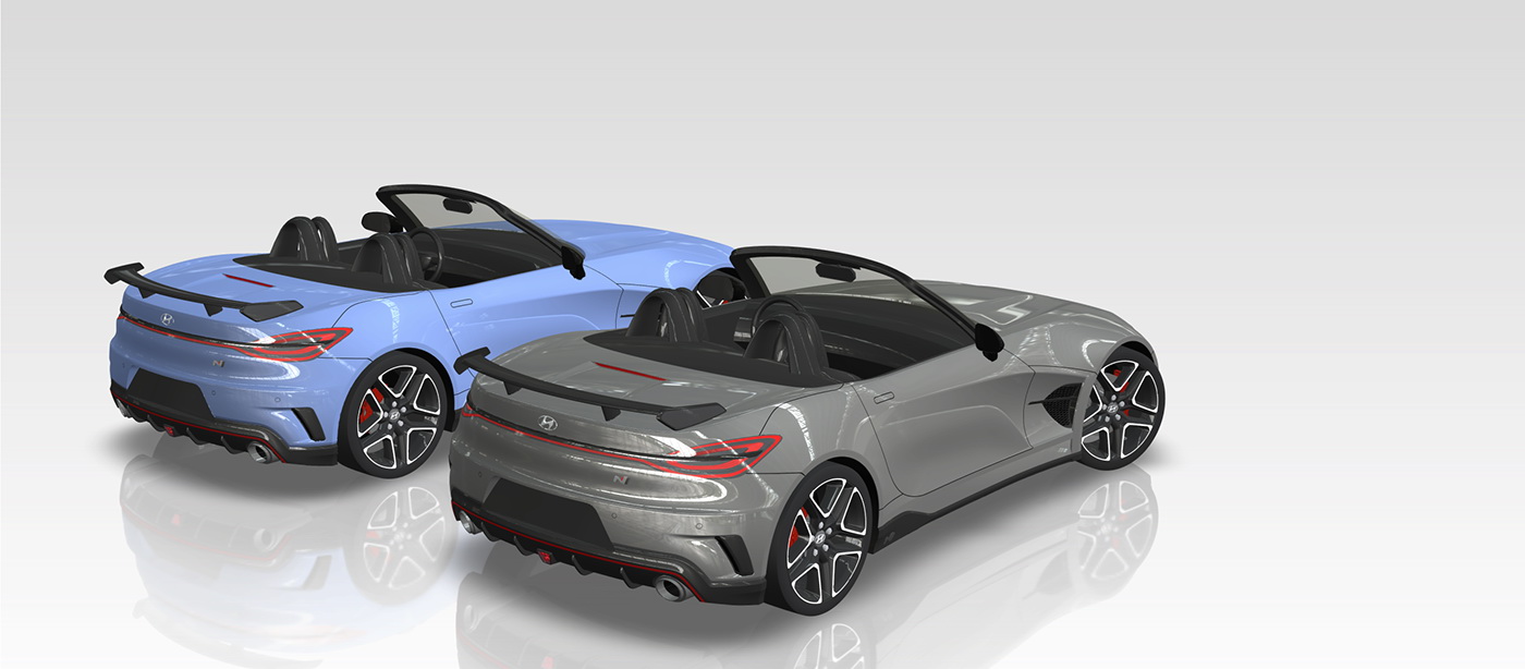 hyundai n roadster render 18 Hyundai Thinks The N Roadster Is A Joke, Doesn’t See Us Laughing
