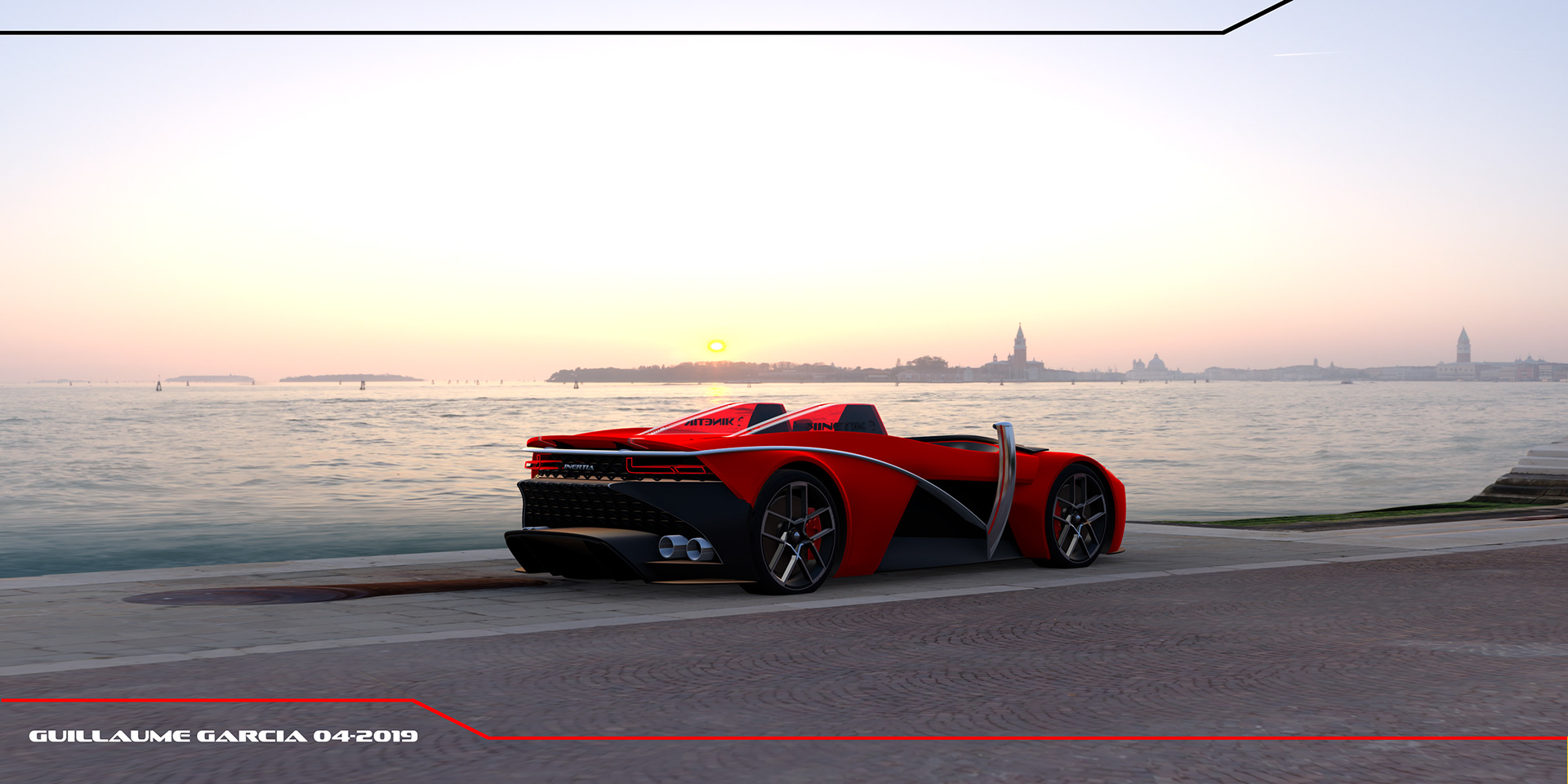 inertia kinetic rendering 14 Inertia Kinetik Is One Man’s Take On The Sports Car Of Tomorrow