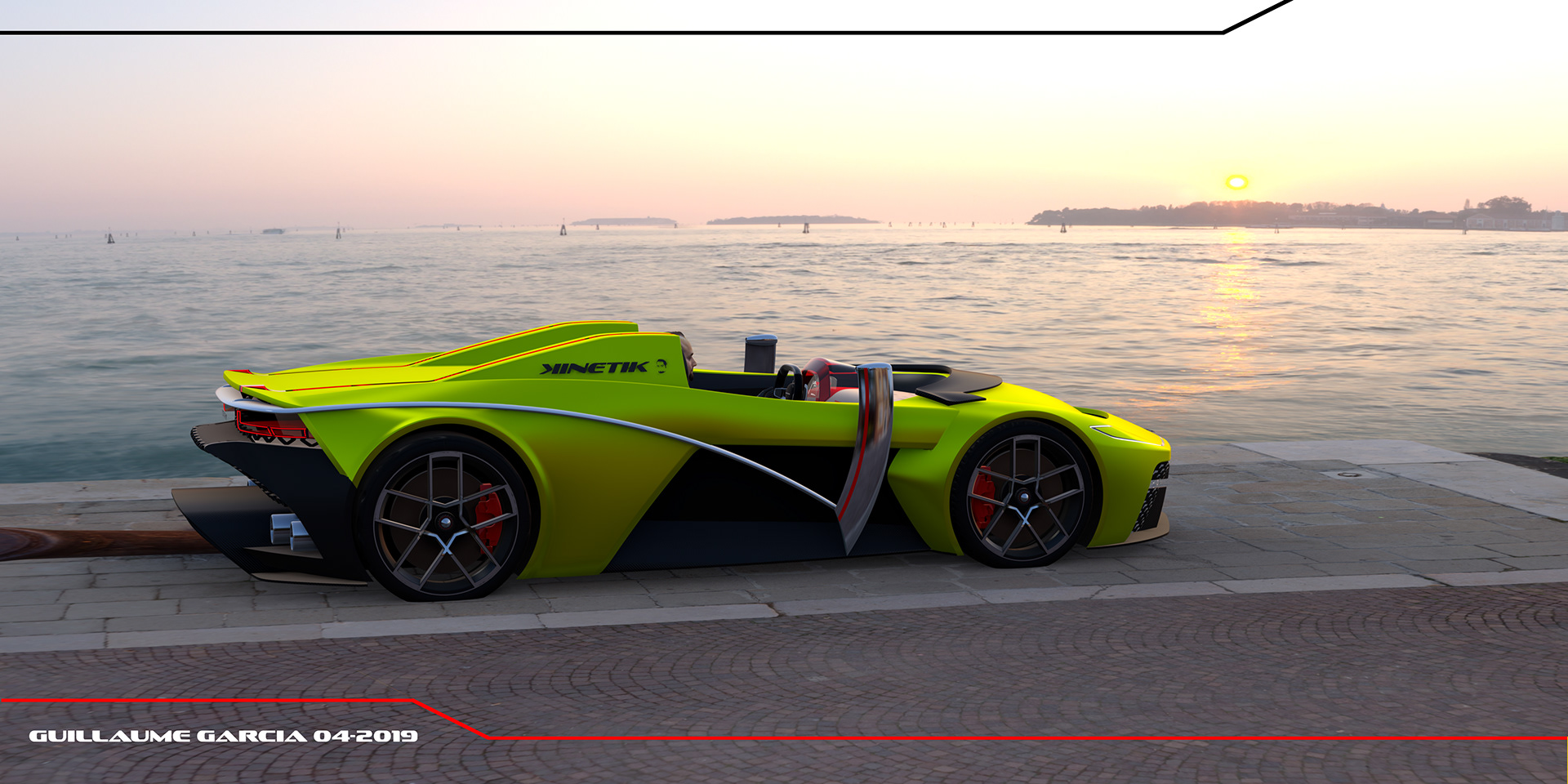 inertia kinetic rendering 16 Inertia Kinetik Is One Man’s Take On The Sports Car Of Tomorrow