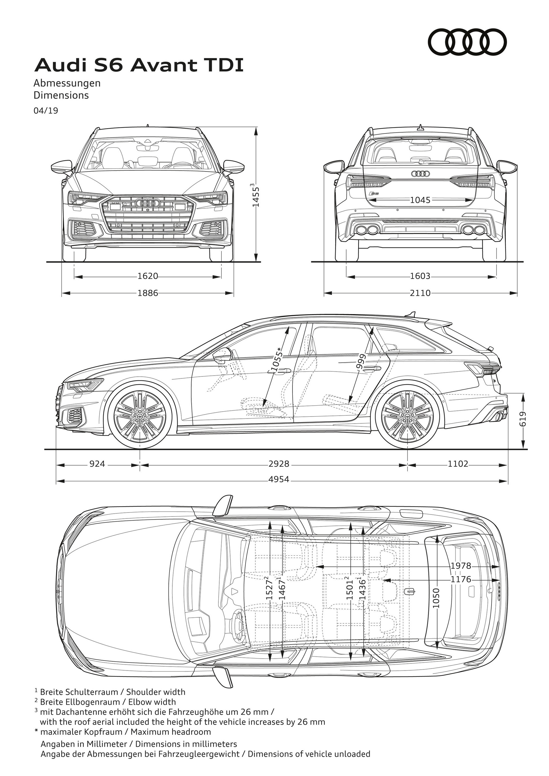 2020 Audi S6 Sedan-Avant 48 2020 Audi S6 & S7: America Gets ‘Em With 444hp 2.9 TFSI, Europe With 344hp V6 Diesel