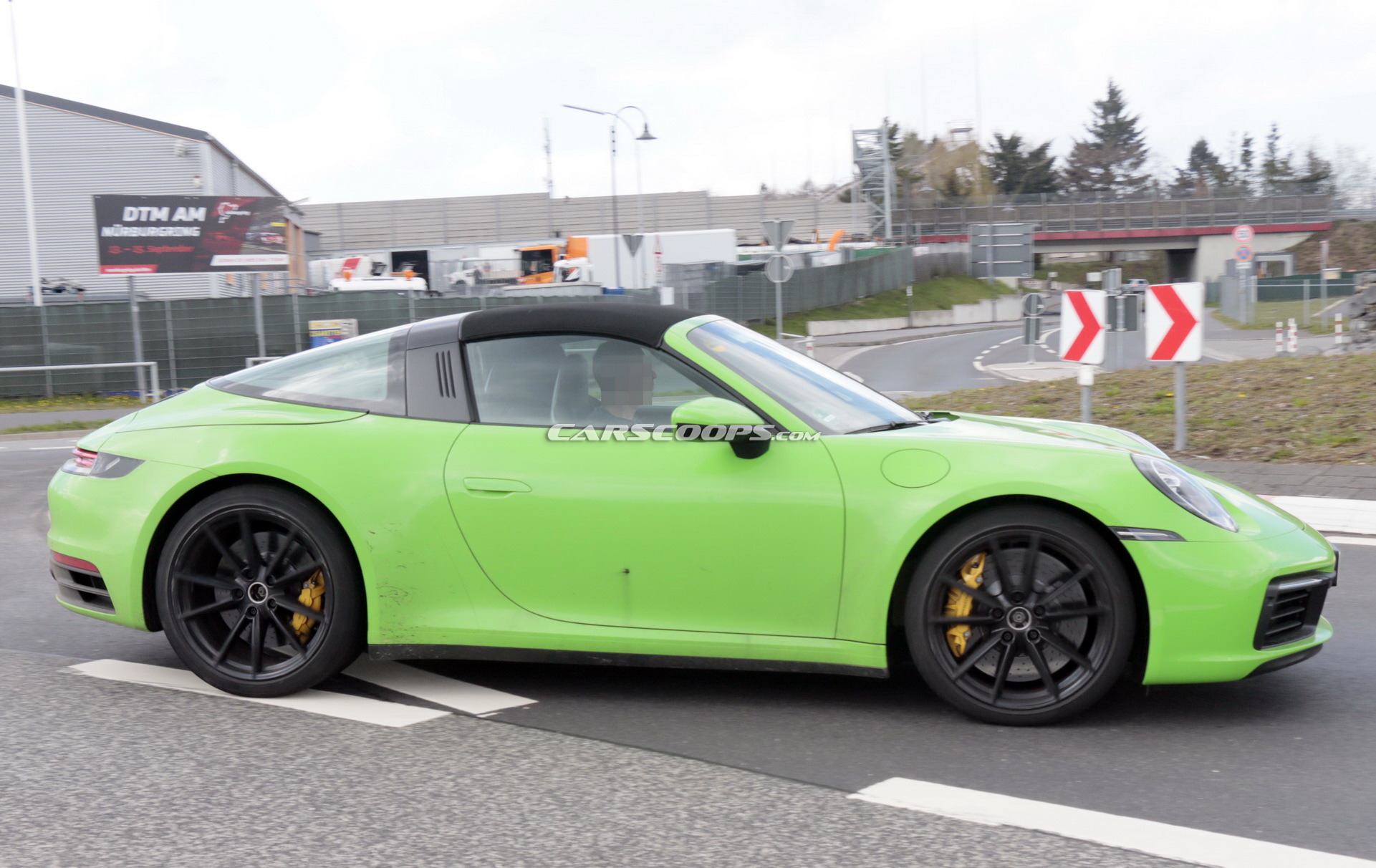 2020 Porsche 992 Targa 45 2020 Porsche 911 Targa With Removable Top Photographed Undisguised In Red Too