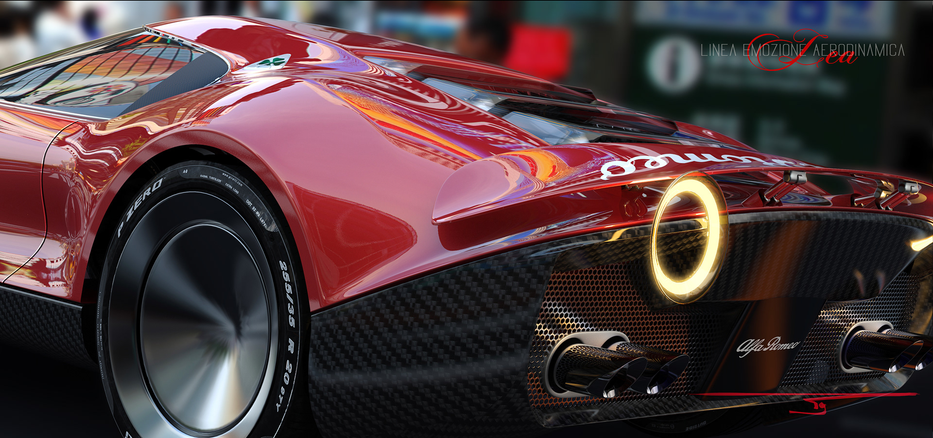 Alfa Romeo LEA 2 Alfa Romeo LEA Concept Perfectly Combines Retro And Modern Styling