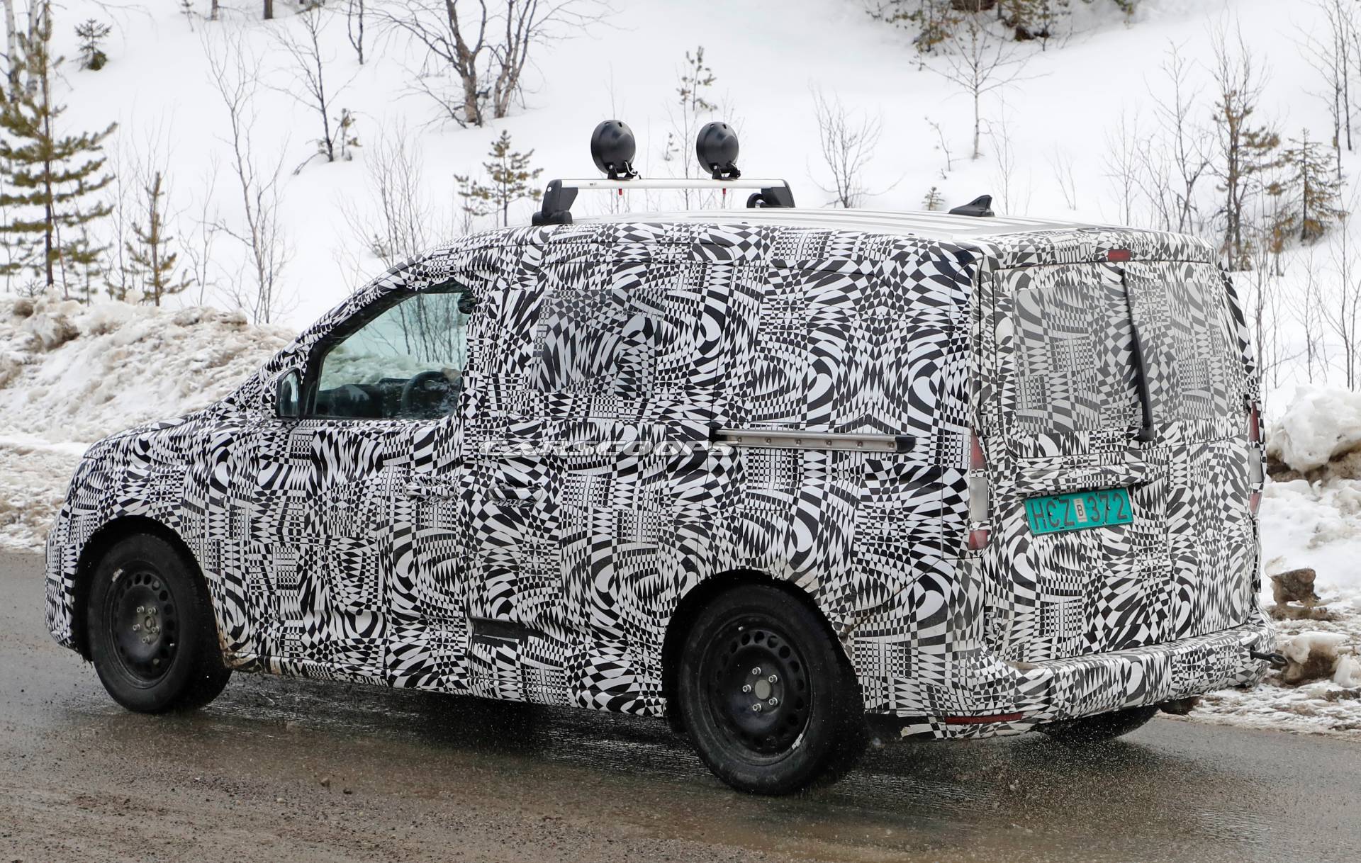 2021 VW Caddy spy shots 26 All-New 2021 VW Caddy Compact Van Spotted For The First Time