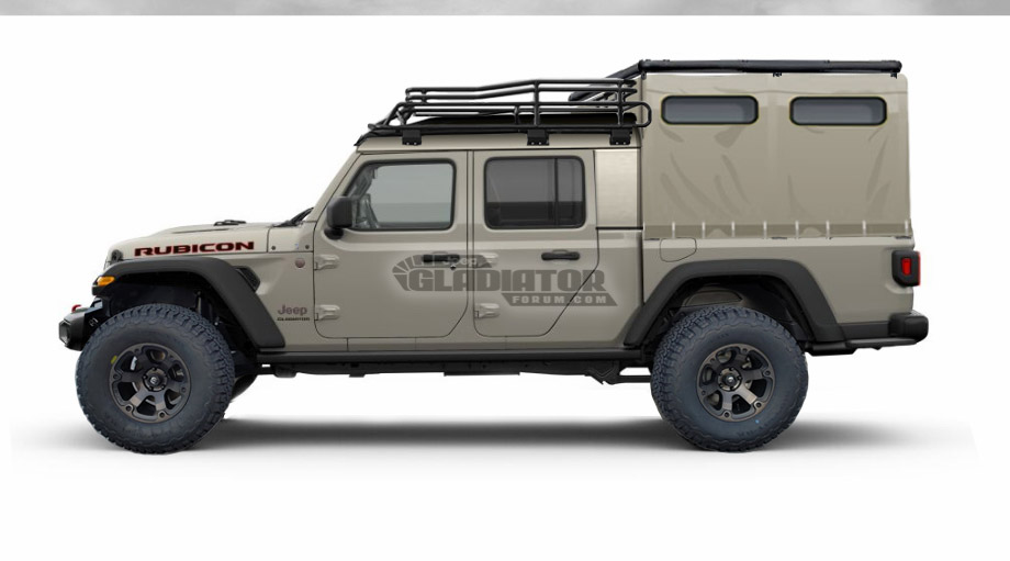 Jeep-Gladiator-Top-8 Check Out Jeep’s Gladiator Truck Rendered With A Bunch Of Different Tops