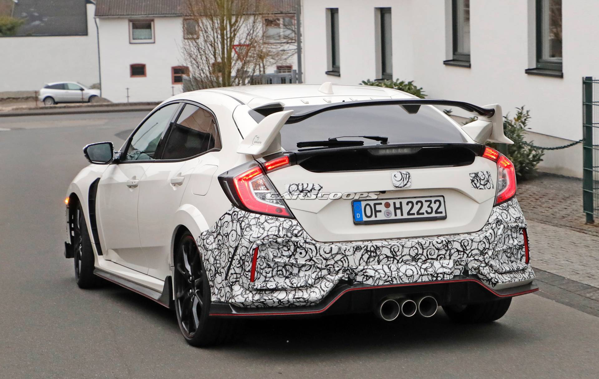 2019 Honda Civic Type R facelift spy shots 37 Honda Civic Type R Prototype Could Be Facelifted Model, Lightweight Special, Or Both