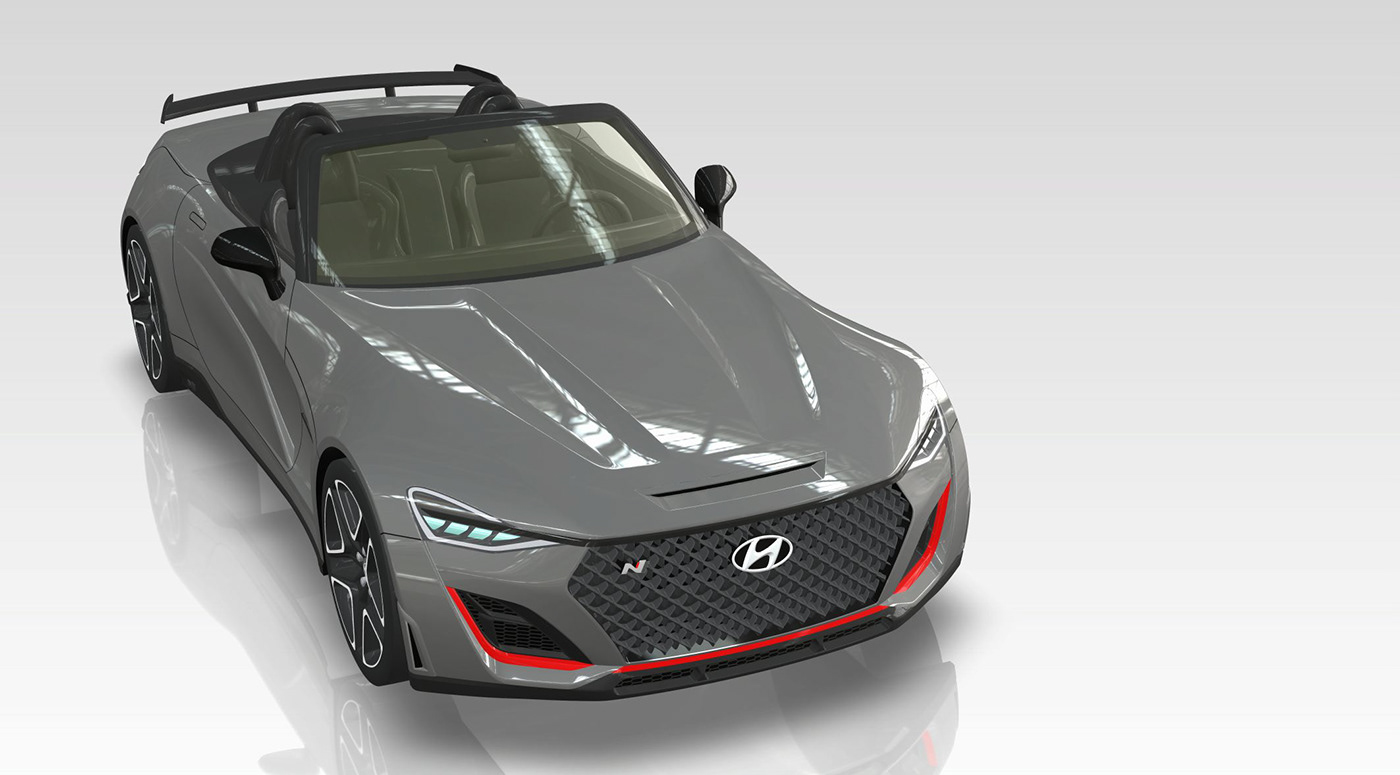 hyundai n roadster render 30 Hyundai Thinks The N Roadster Is A Joke, Doesn’t See Us Laughing