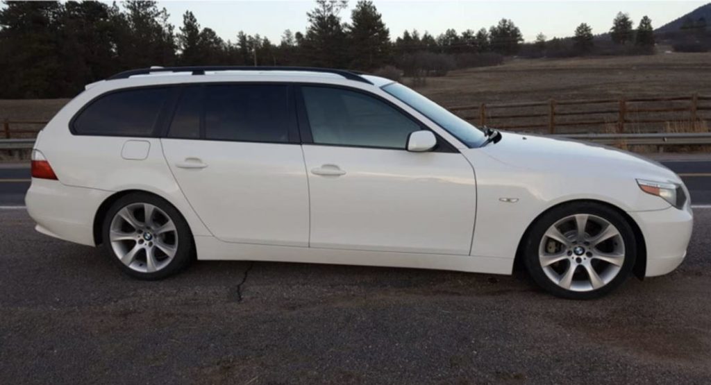 This BMW E61 5-Series Touring Has A V8 And A Six-Speed Manual