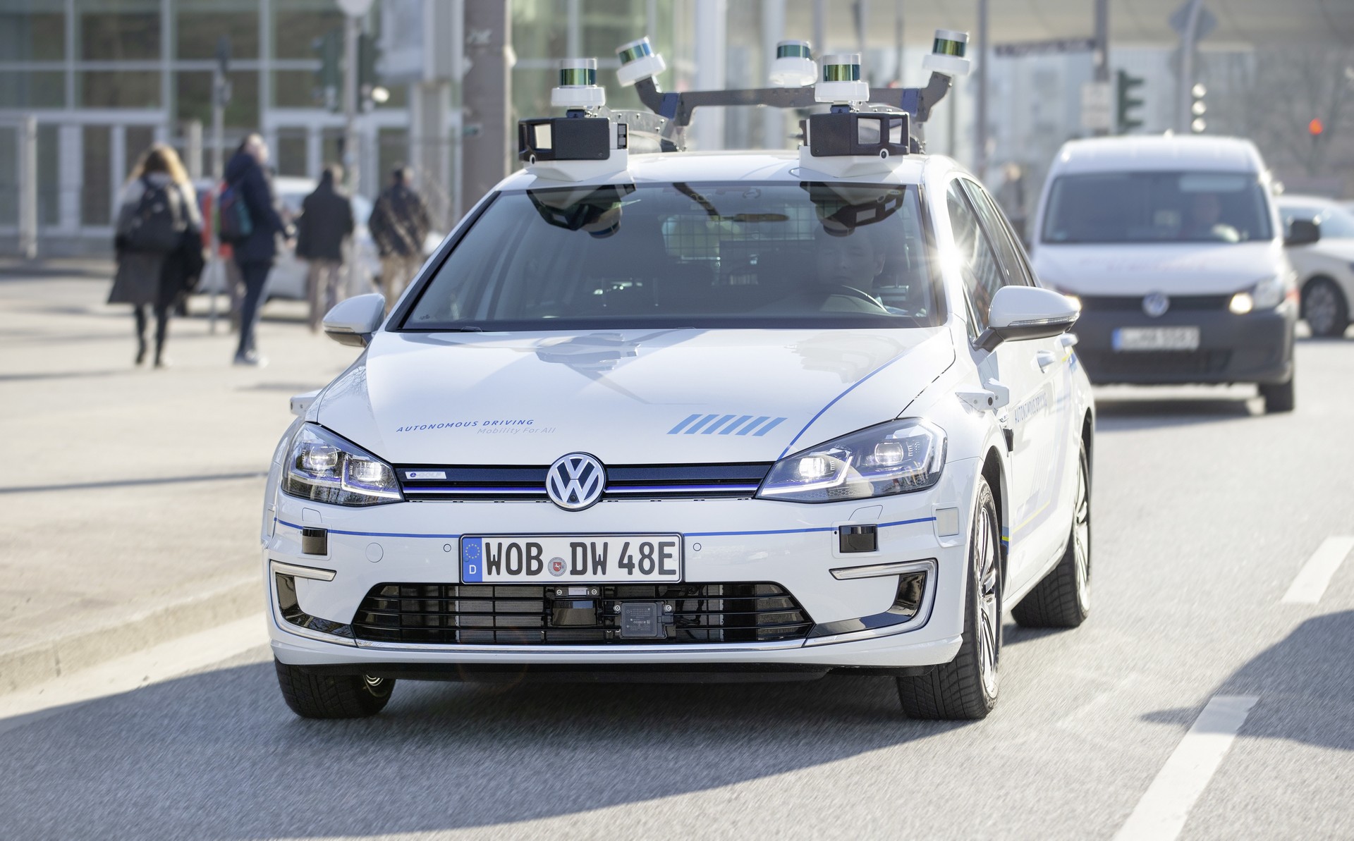 VW e-Golf Level 4 Autonomous-2 VW Begins Testing Level 4 Automated Vehicles In Germany