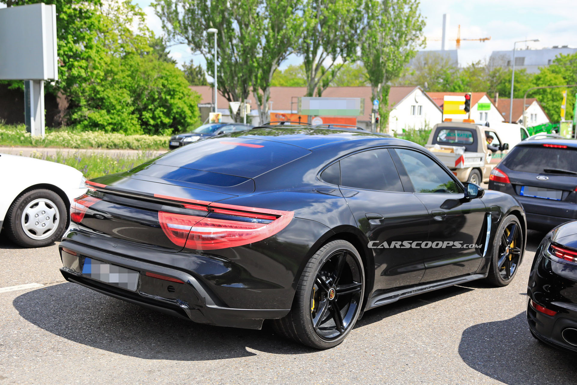 2021 Porsche Taycan 27 New Porsche Taycan Spy Shots Show Production Lights, Bumpers, And More (Updated)