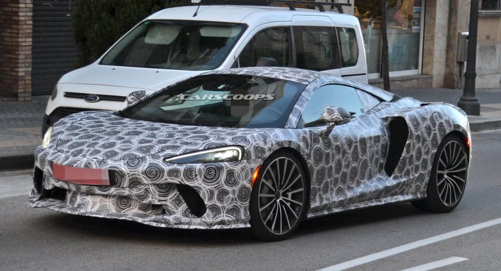  2020 McLaren Grand Tourer Caught Wearing Even Tighter Camo