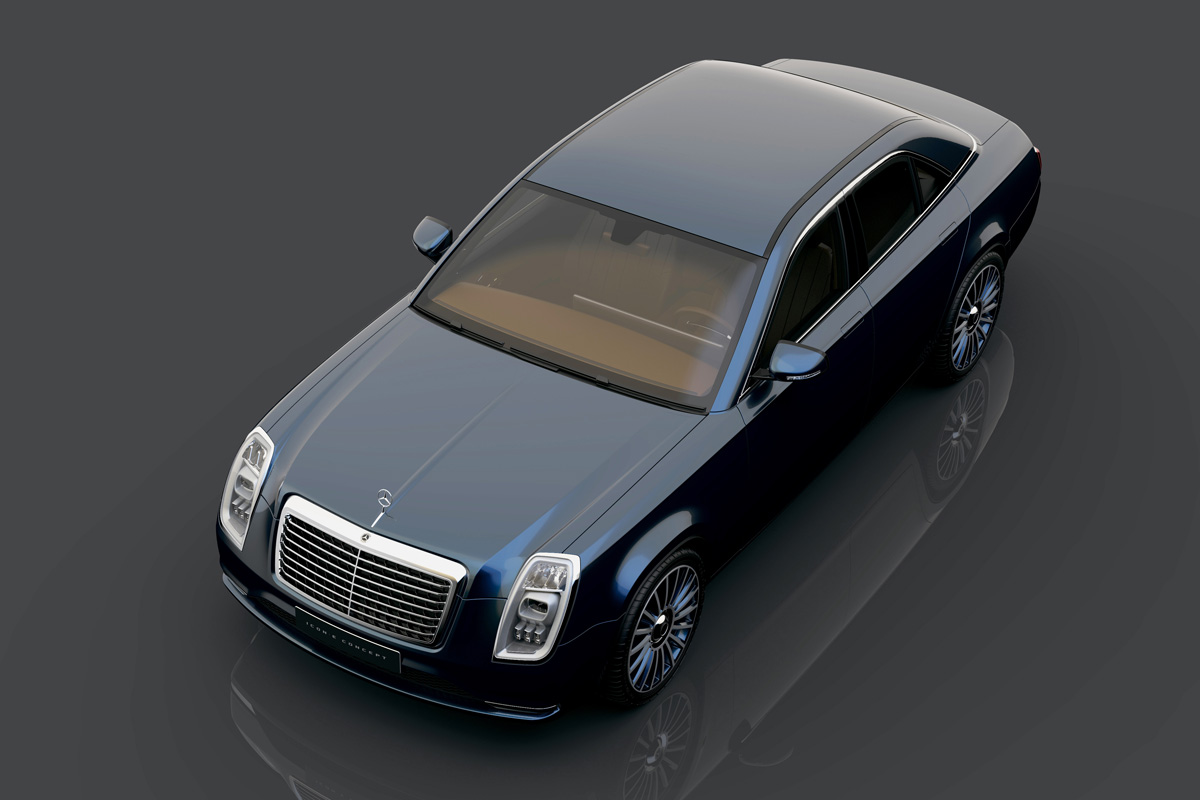 Mercedes-Benz Icon E Concept by David Obendorfer 15 Mercedes-Benz Icon E Study Re-imagines Classic W115 As 21st-Century E-Class EV