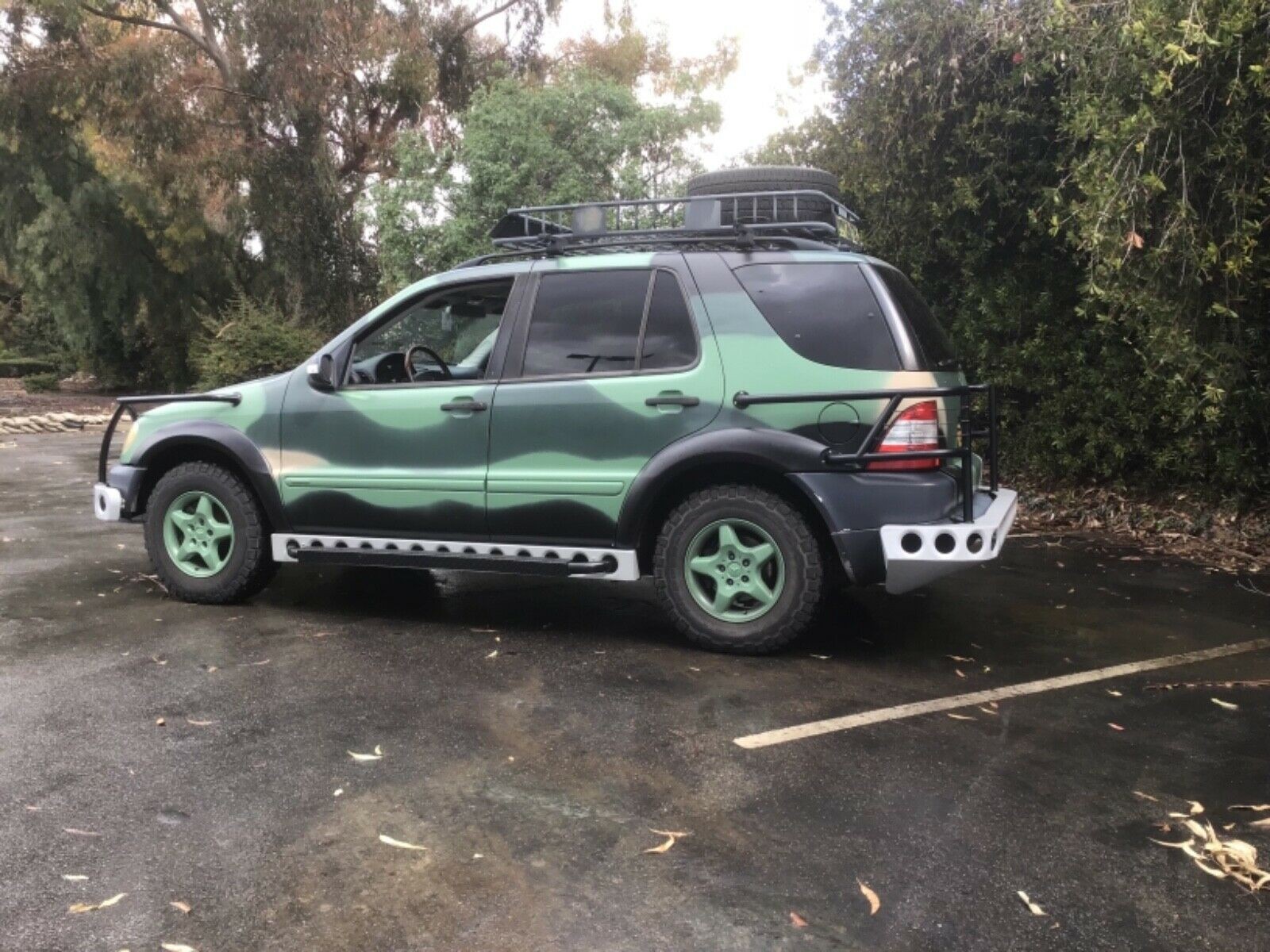 Mercedes ML Jurassic Park-15 Mercedes ML Jurassic Park Movie Prop Is Here To Save Us From Extinction
