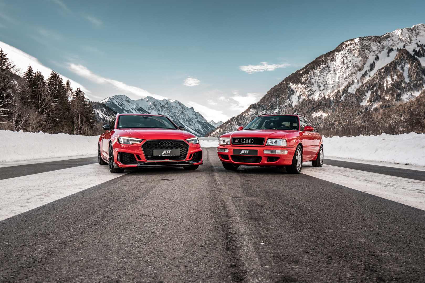 audi rs2 rs4 avant tuning abt 8 Old Timer Audi RS2 Meets New RS4 Avant In ABT Family Photo Shoot