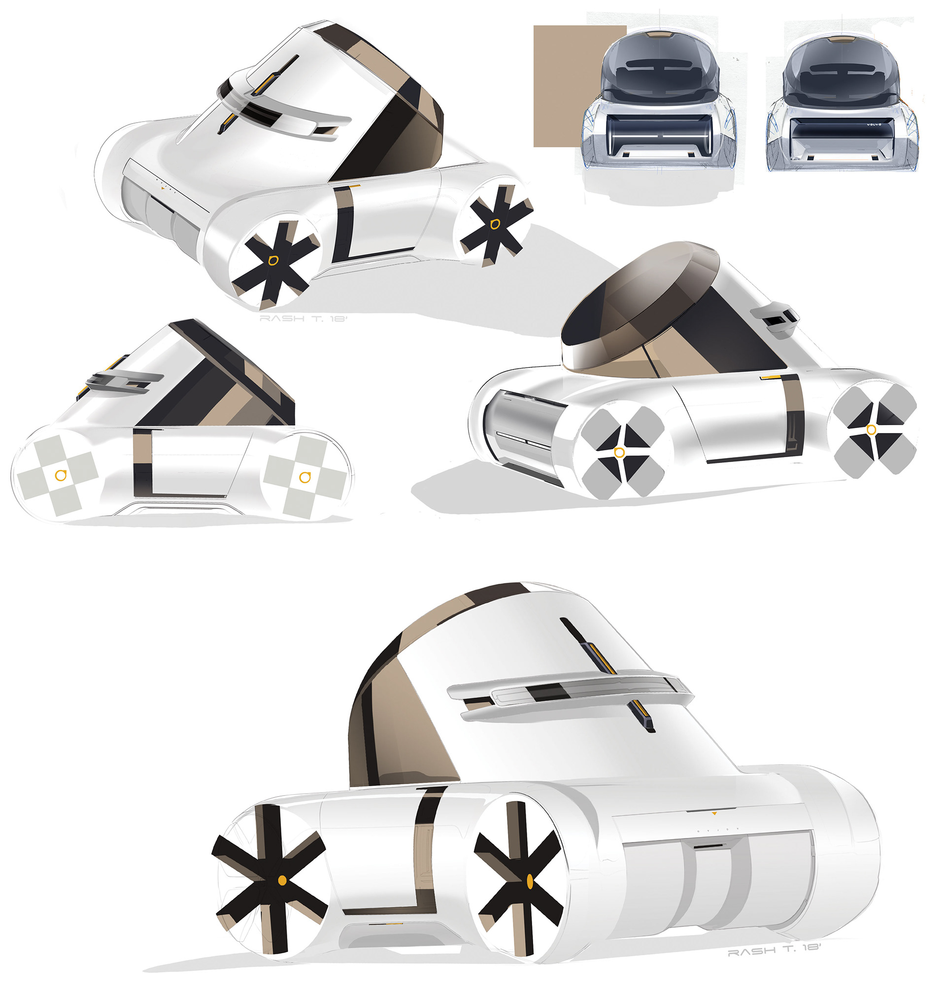 Volvo-PV-10 Could This Weird Volvo-Branded Pod Hint At Future Mobility Solutions?