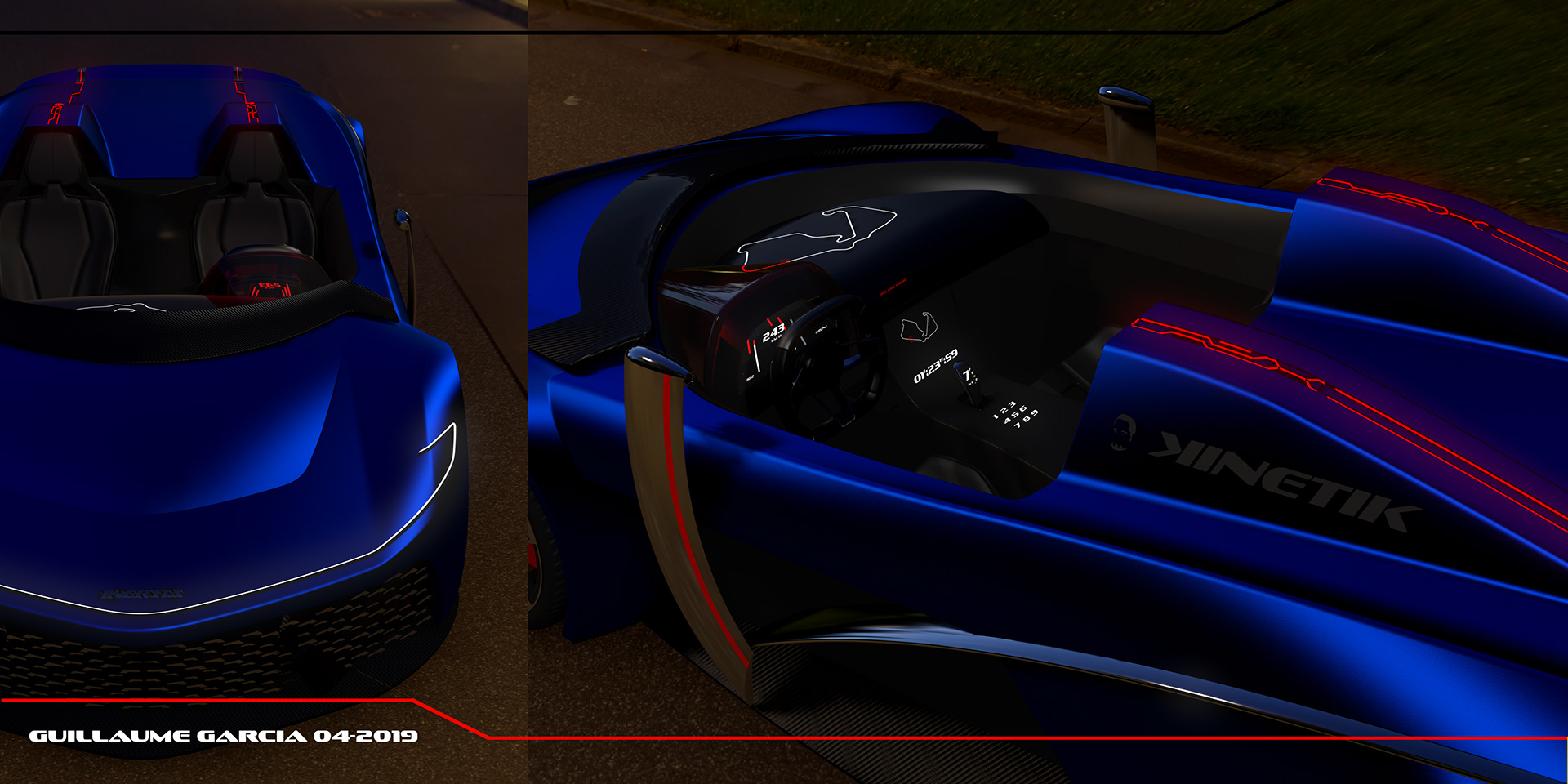 inertia kinetic rendering 37 Inertia Kinetik Is One Man’s Take On The Sports Car Of Tomorrow