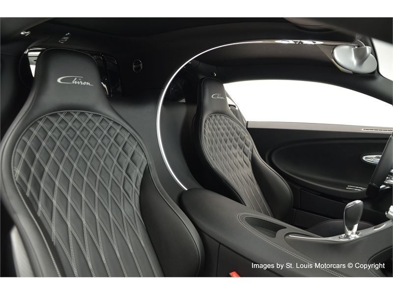 Bugatti-Chiron-For-Sale-18 Black And Blue Bugatti Chiron Would Be A Standout In Any Exotic Collection