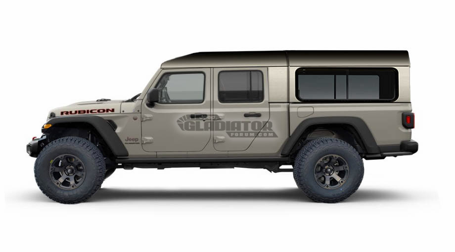 Jeep-Gladiator-Top-5 Check Out Jeep’s Gladiator Truck Rendered With A Bunch Of Different Tops