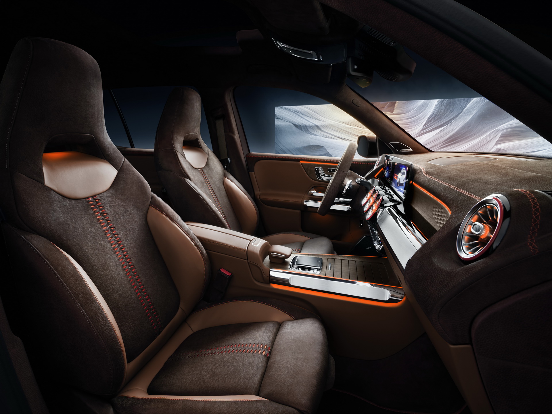 Mercedes-Concept-GLB-18 New Mercedes GLB Features Conceptual Rugged Looks In Compact Form