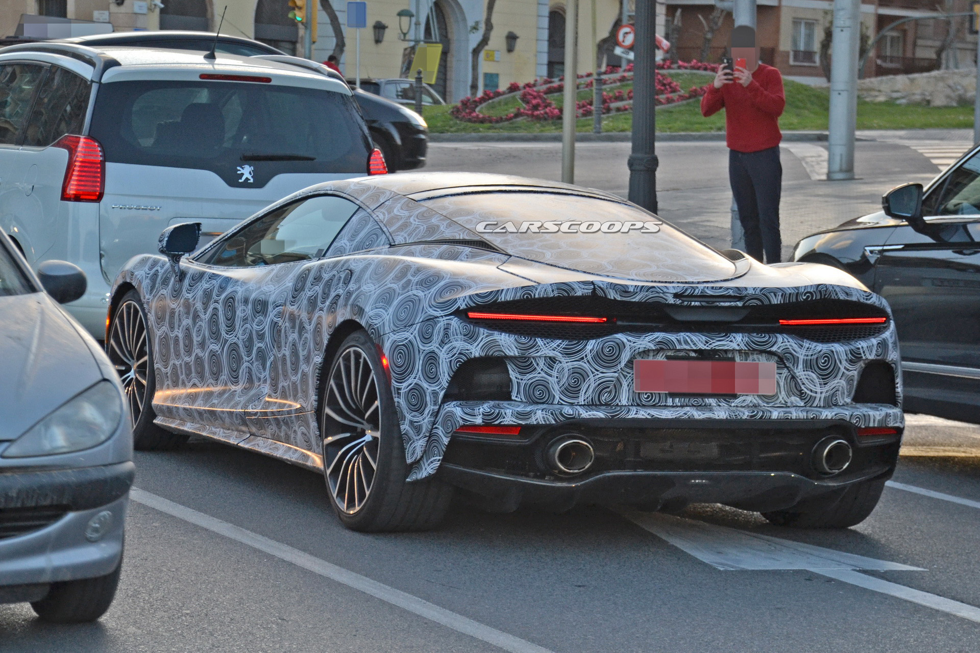 2020 mclaren grand tourer spied tight camo 13 2020 McLaren Grand Tourer Caught Wearing Even Tighter Camo